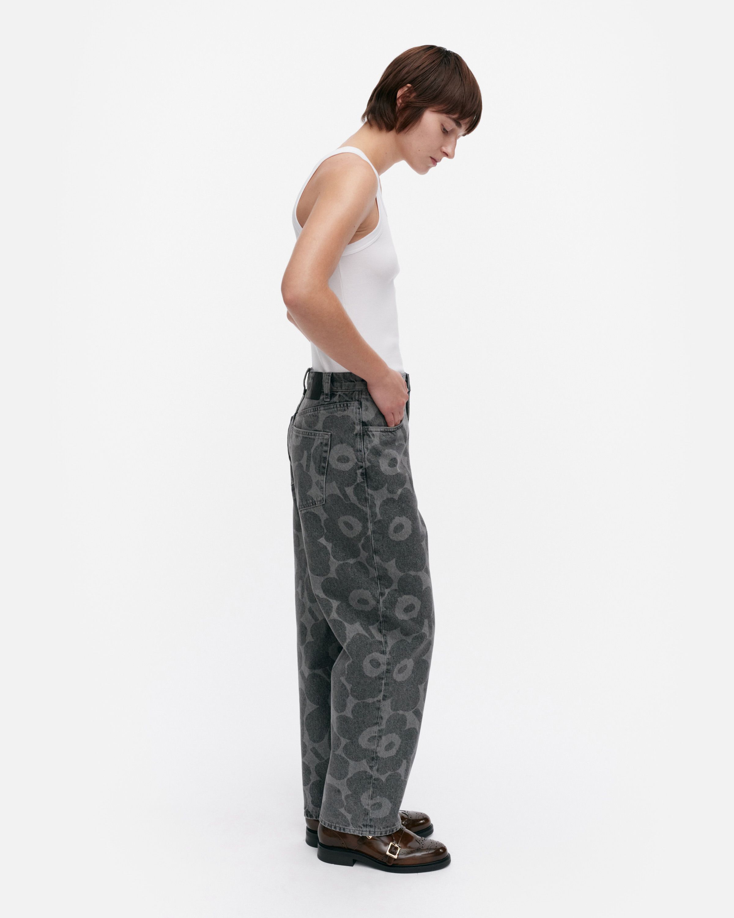 marimekko UNIKKO マリデニム Maridenim Barrel Unikko Jeans | Marimekko