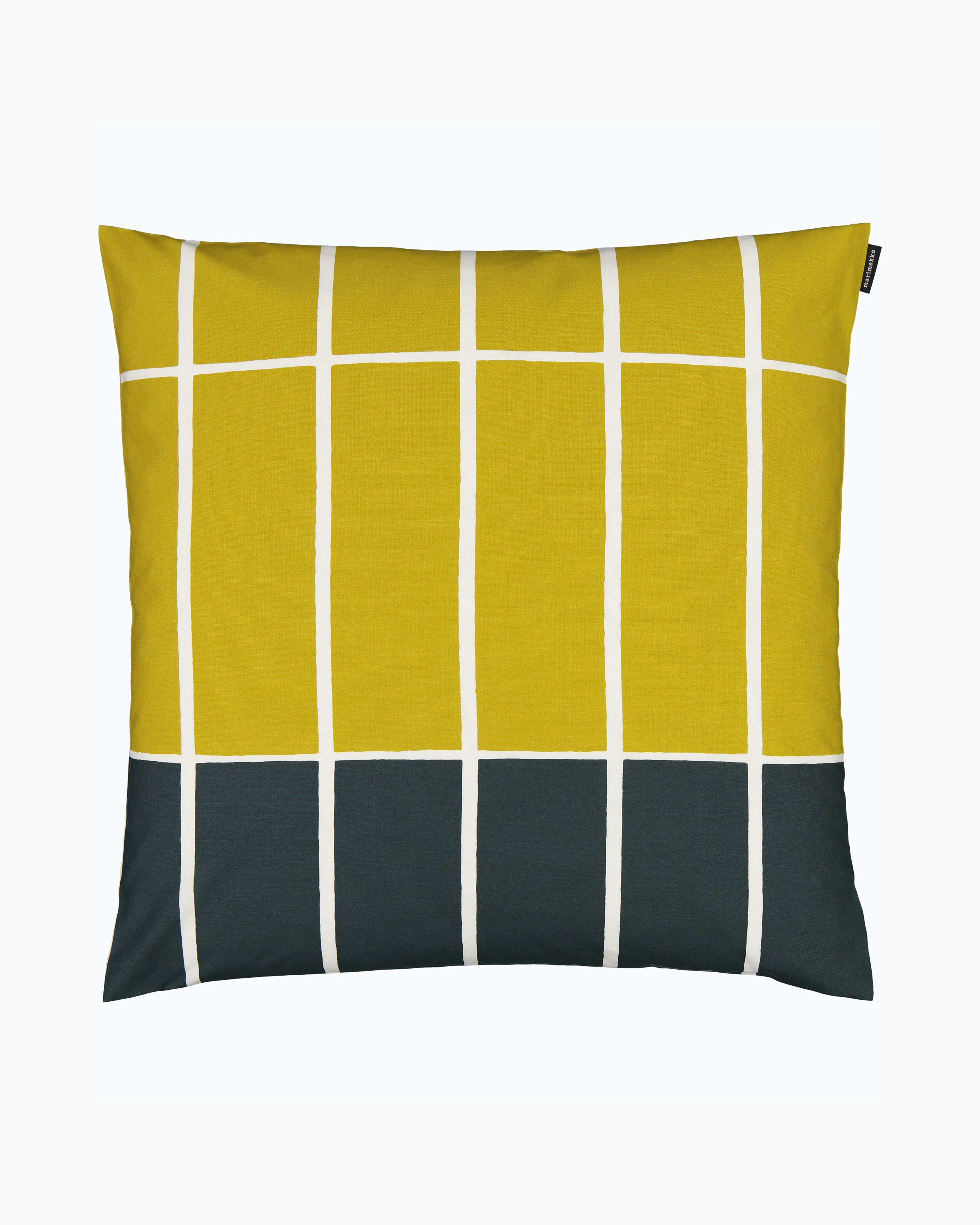 Tiiliskivi, -tyynynpäällinen 50x50cm, t.vihreä, beige, lime,