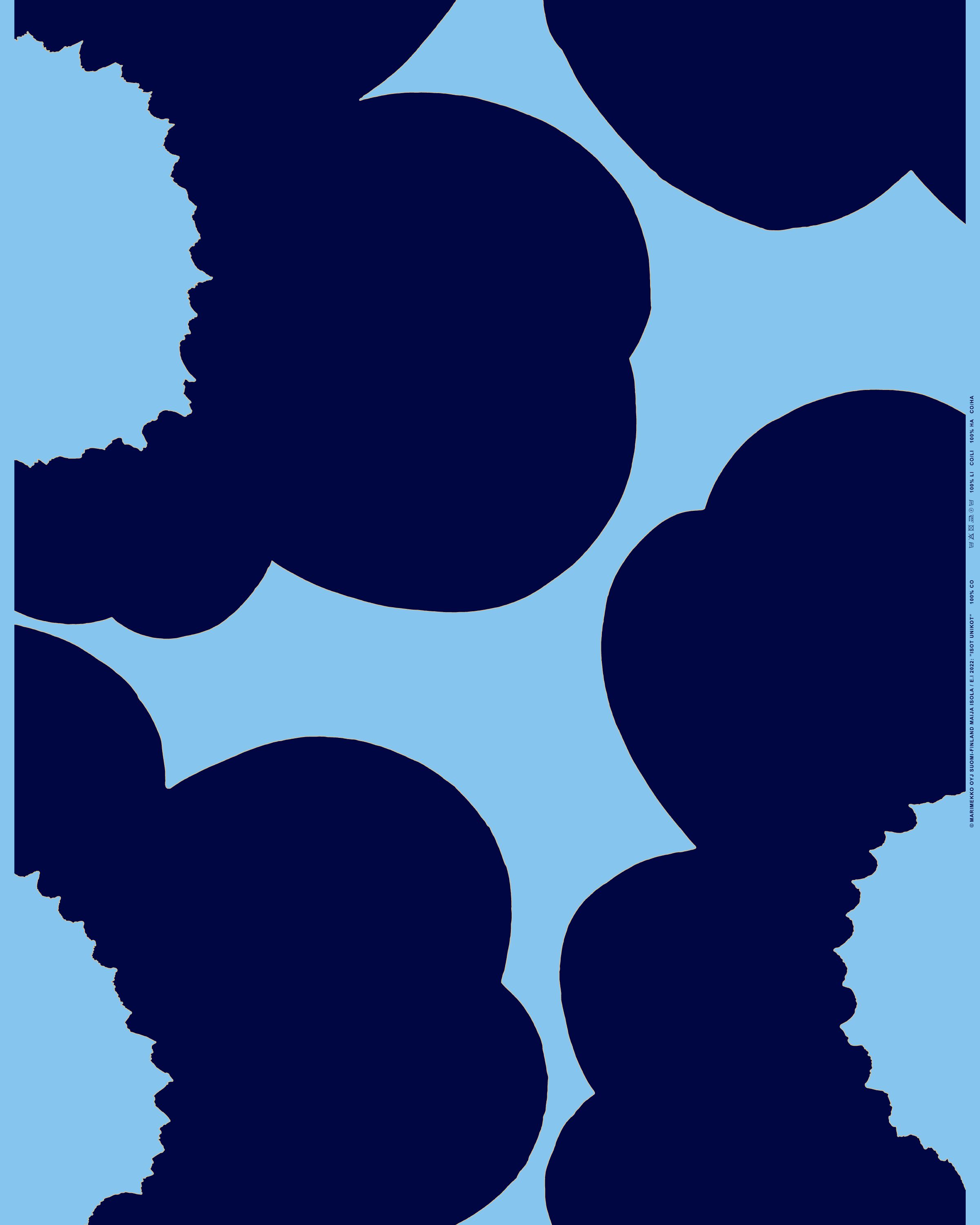 Iso Unikko Cotton sateen fabric | Marimekko