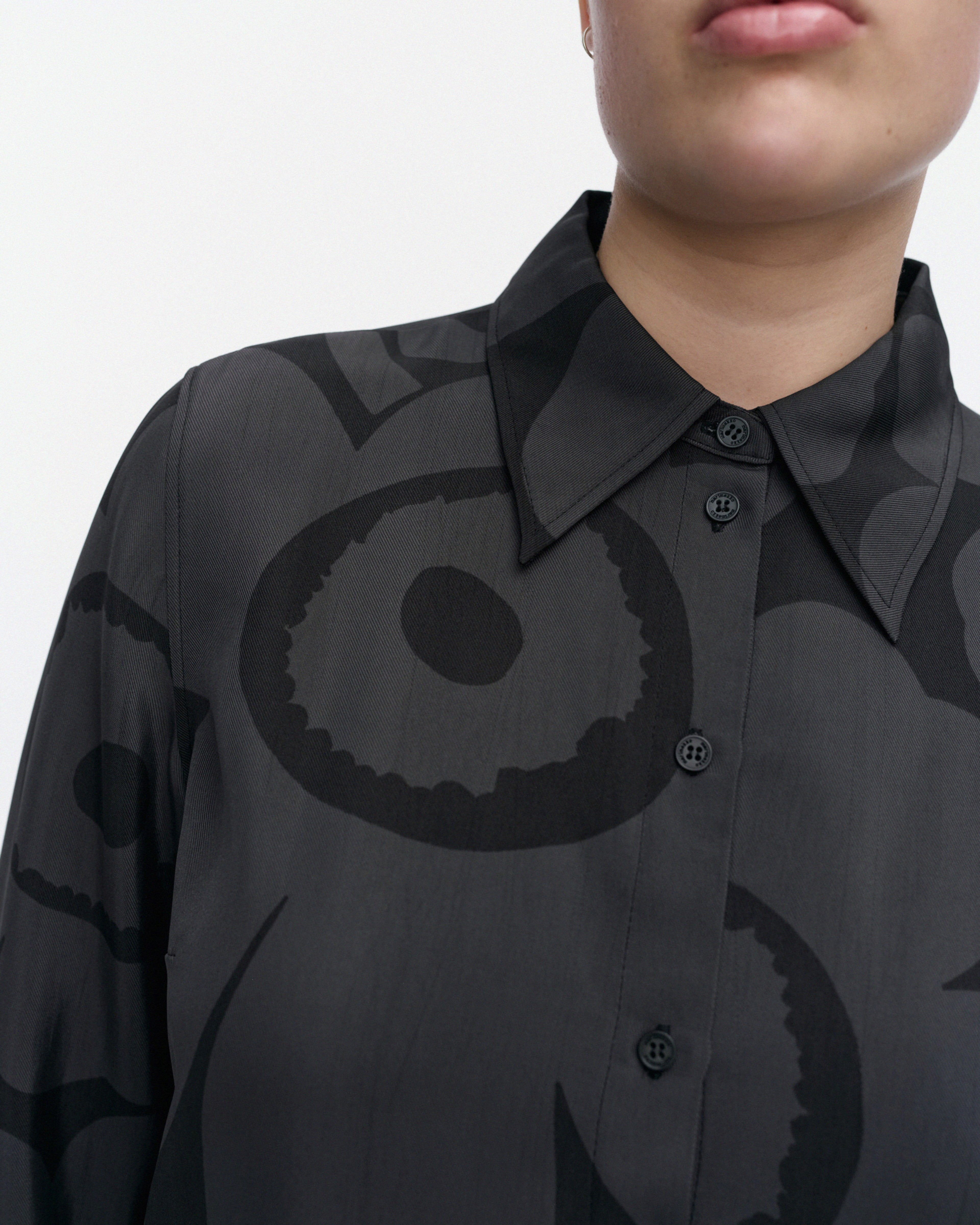 Vivahde Unikko, Shirt, black, dark grey,