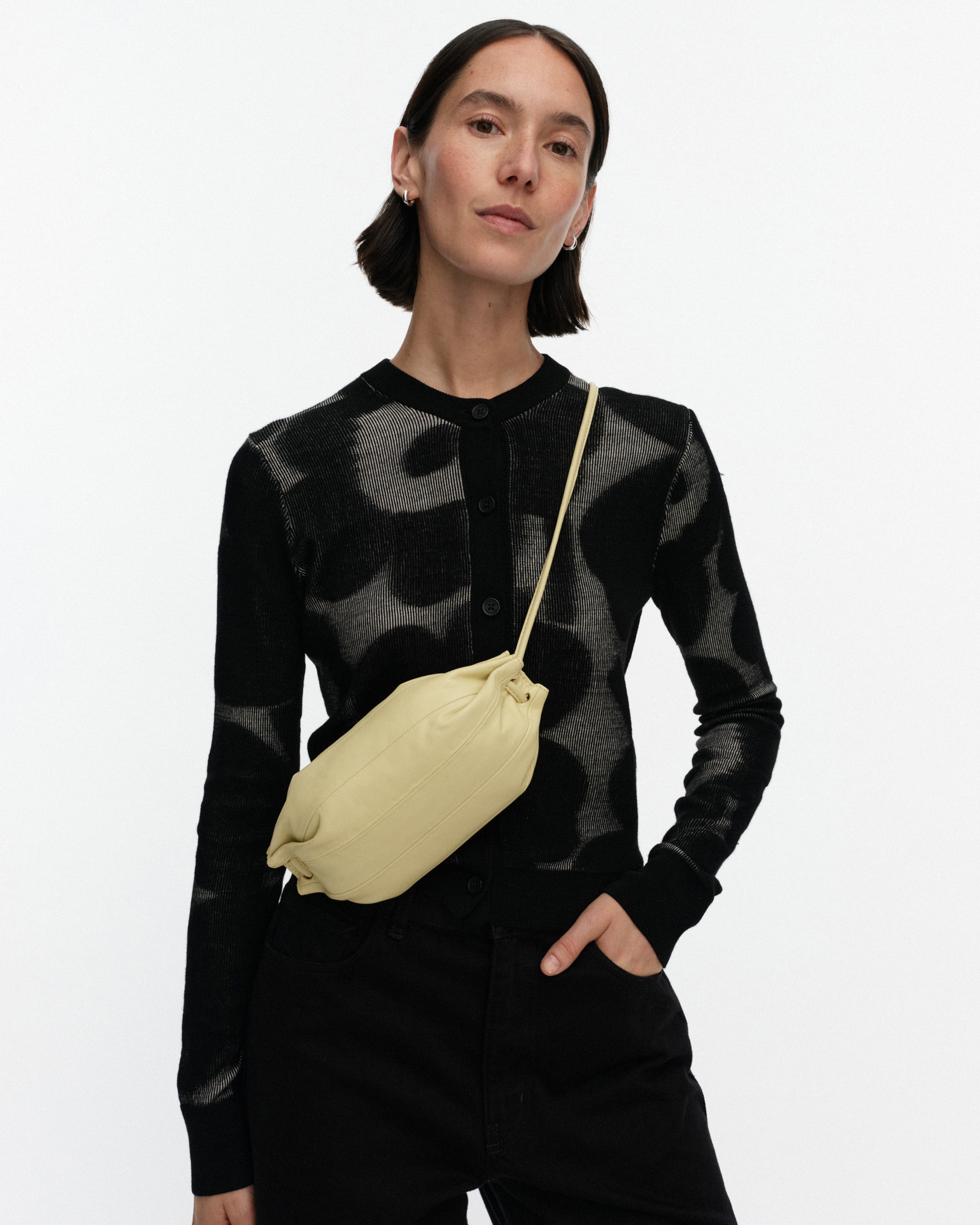 Pikku Karla, Shoulder bag, light yellow,