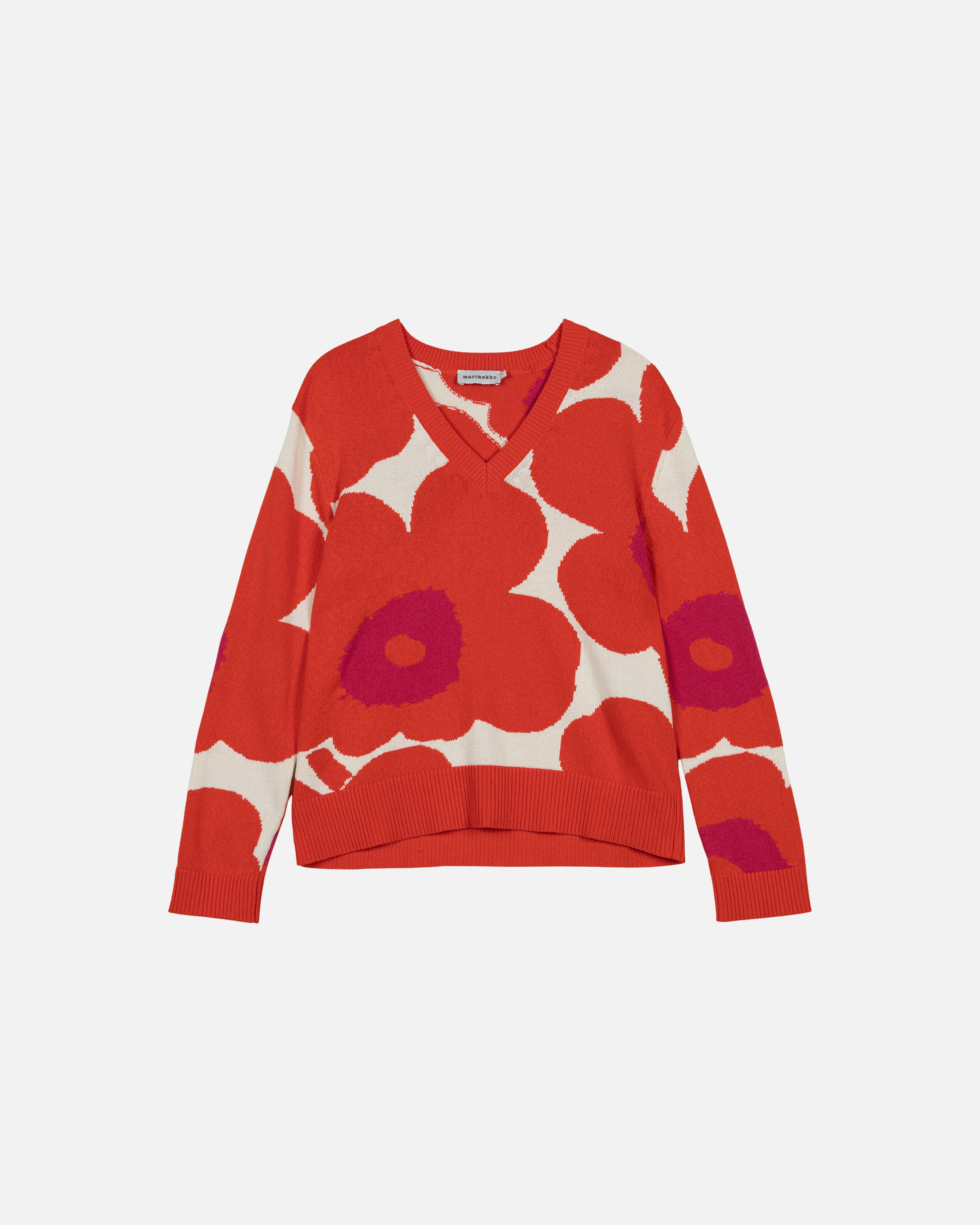 Päivä Unikko Knitted cotton pullover