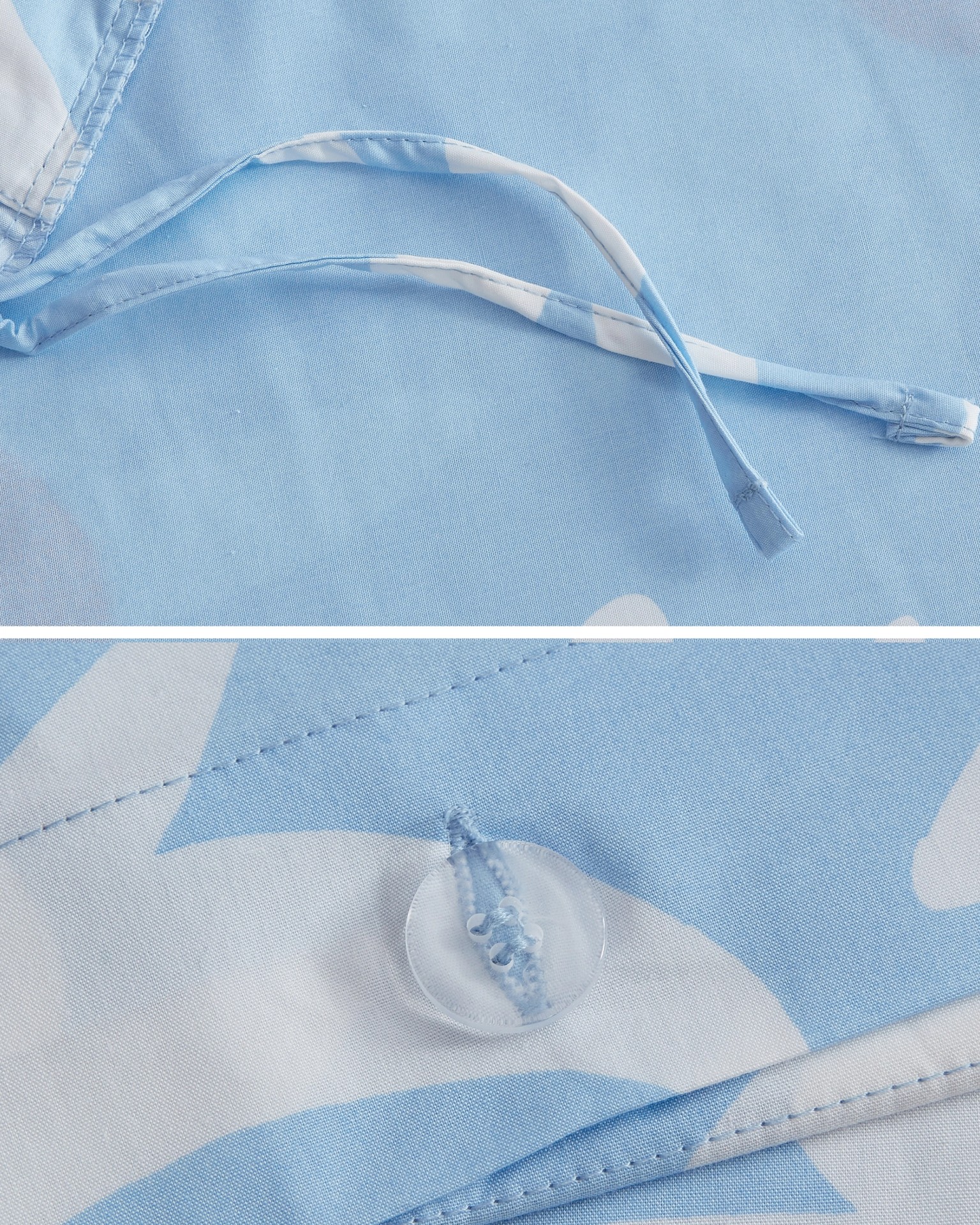 Rakastaa Ei Rakasta F/Q, Duvet cover set, lt.blue, off white, orange,