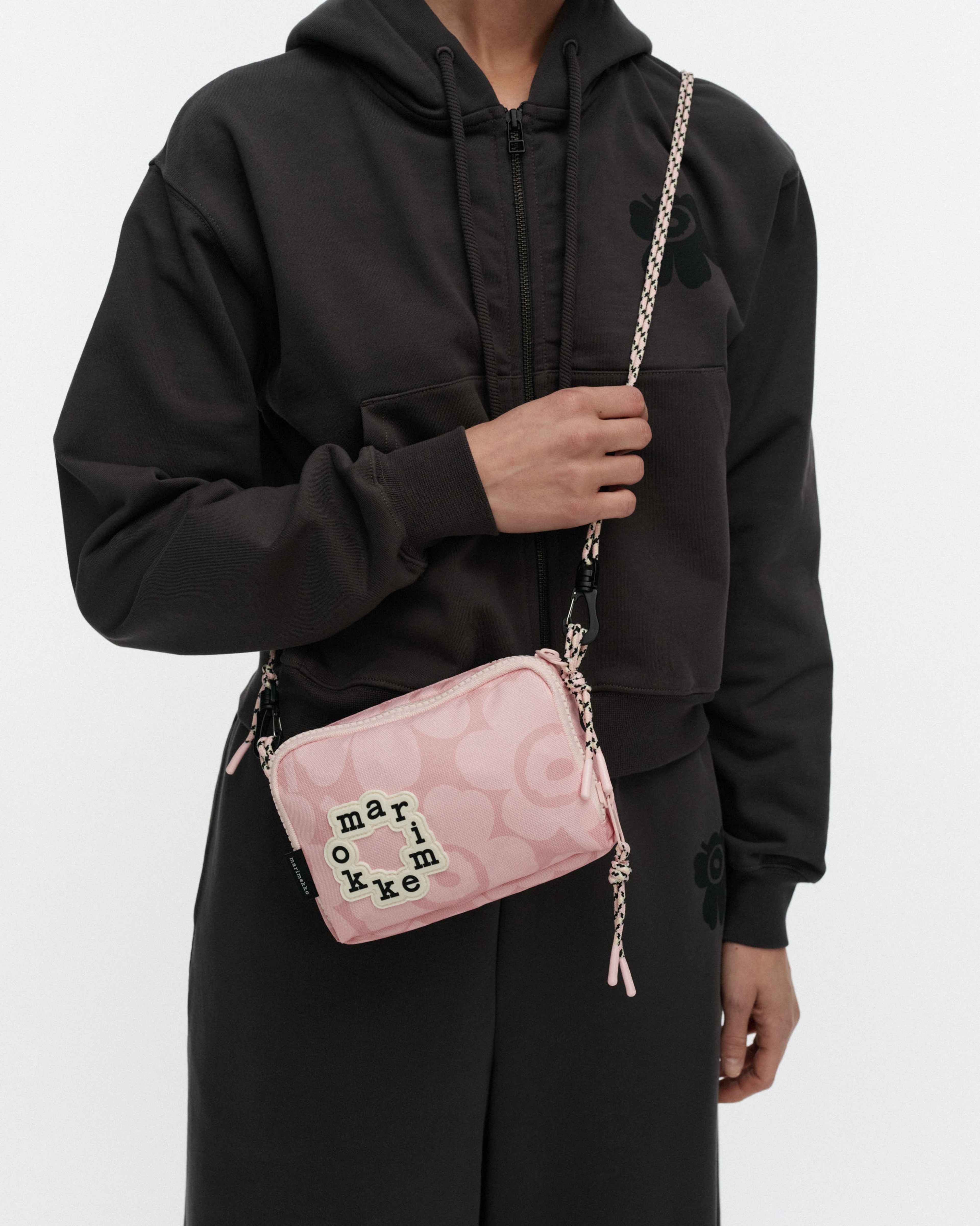 Iloisa Mini Unikko, Schultertasche „Kioski“, Hellrosa, Hellrosa,