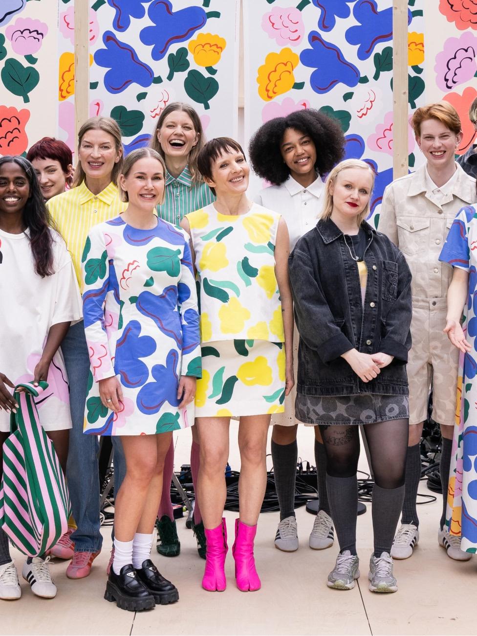 Marimekko-päivä ryhmäkuva