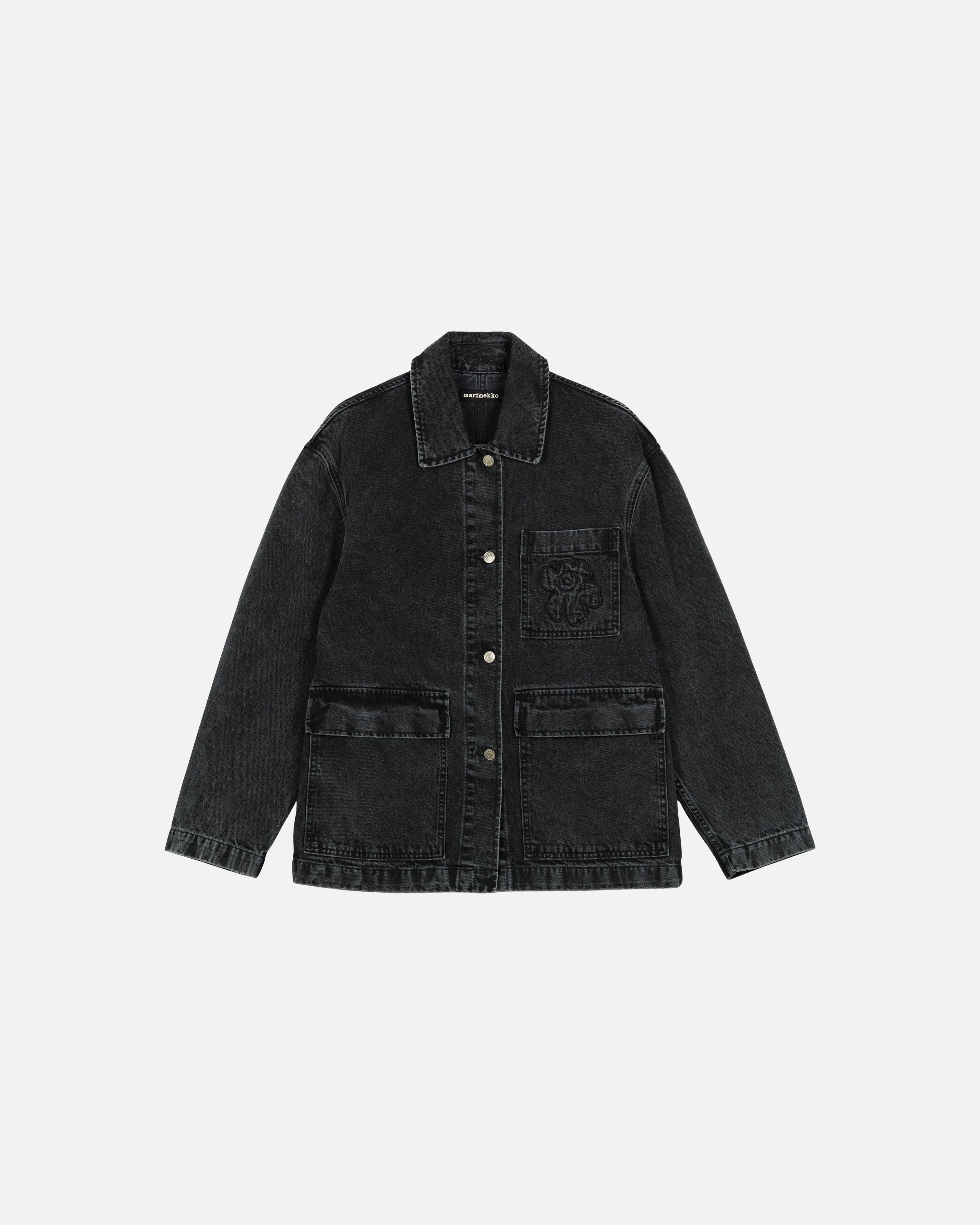 Maridenim Poweri Unikko Denim jacket | Marimekko