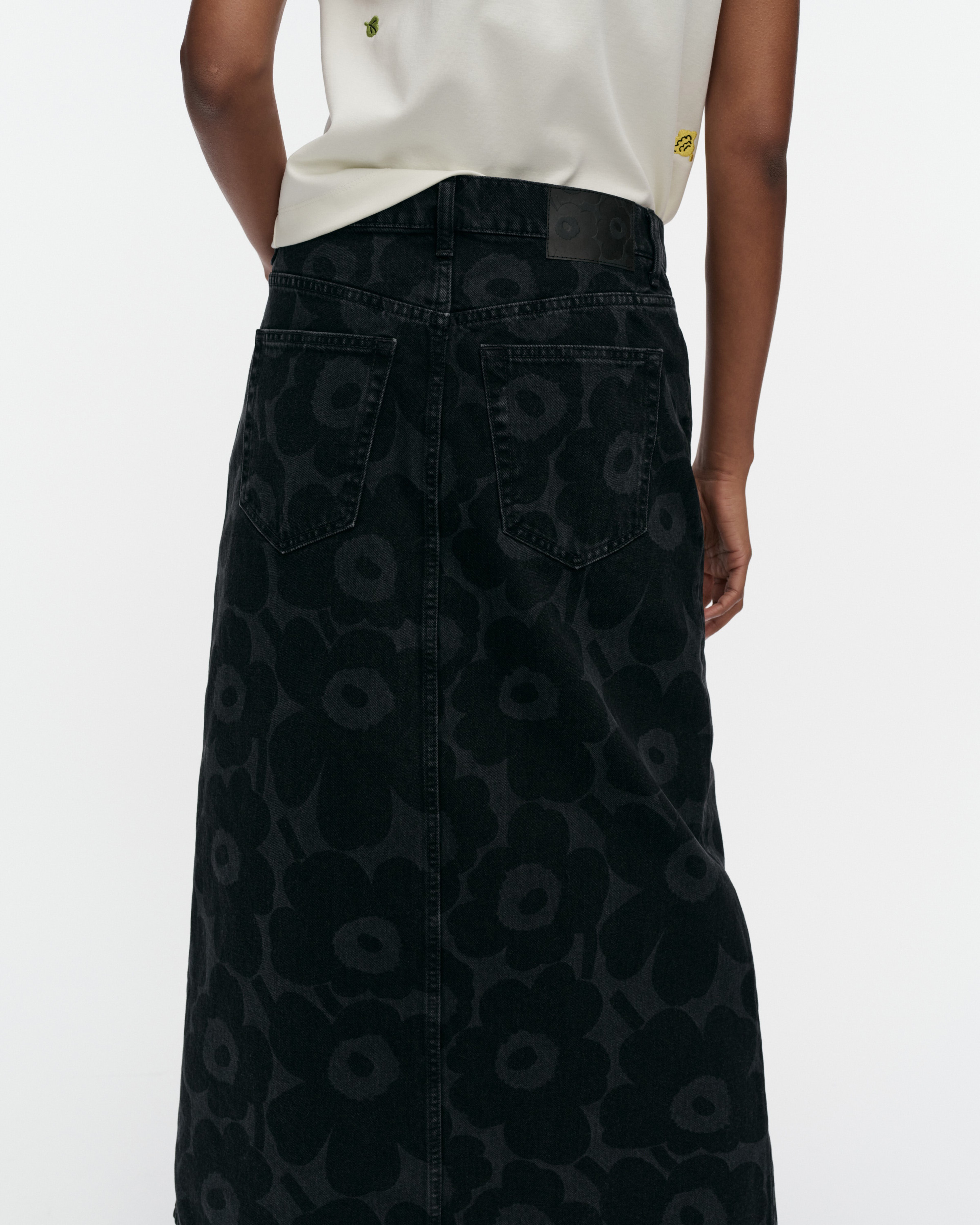 Maridenim Kuvastuma Unikko, Skirt, washed black,