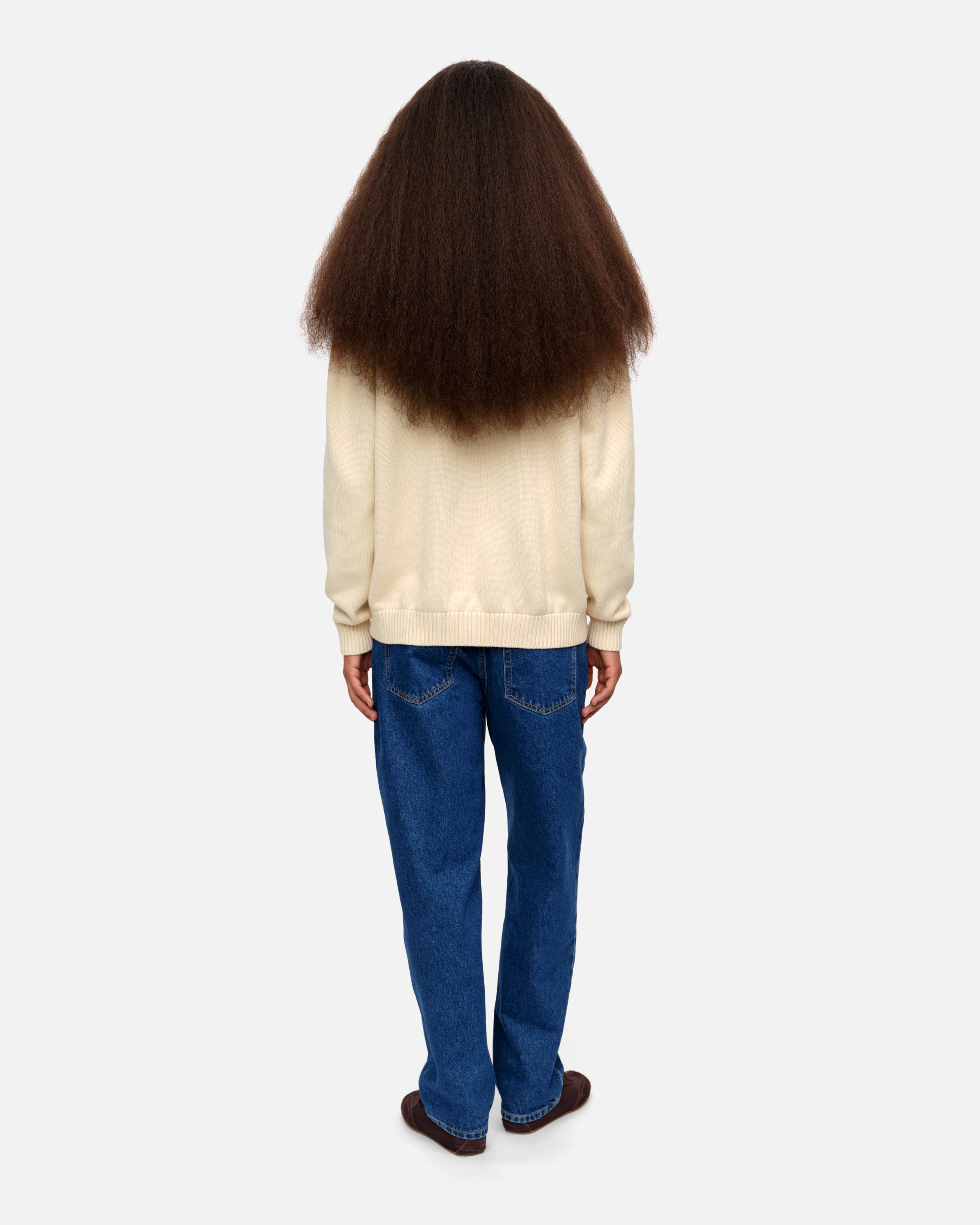 Ropina Kaksoset, Neulepusero, beige, vaaleanrusk., musta,