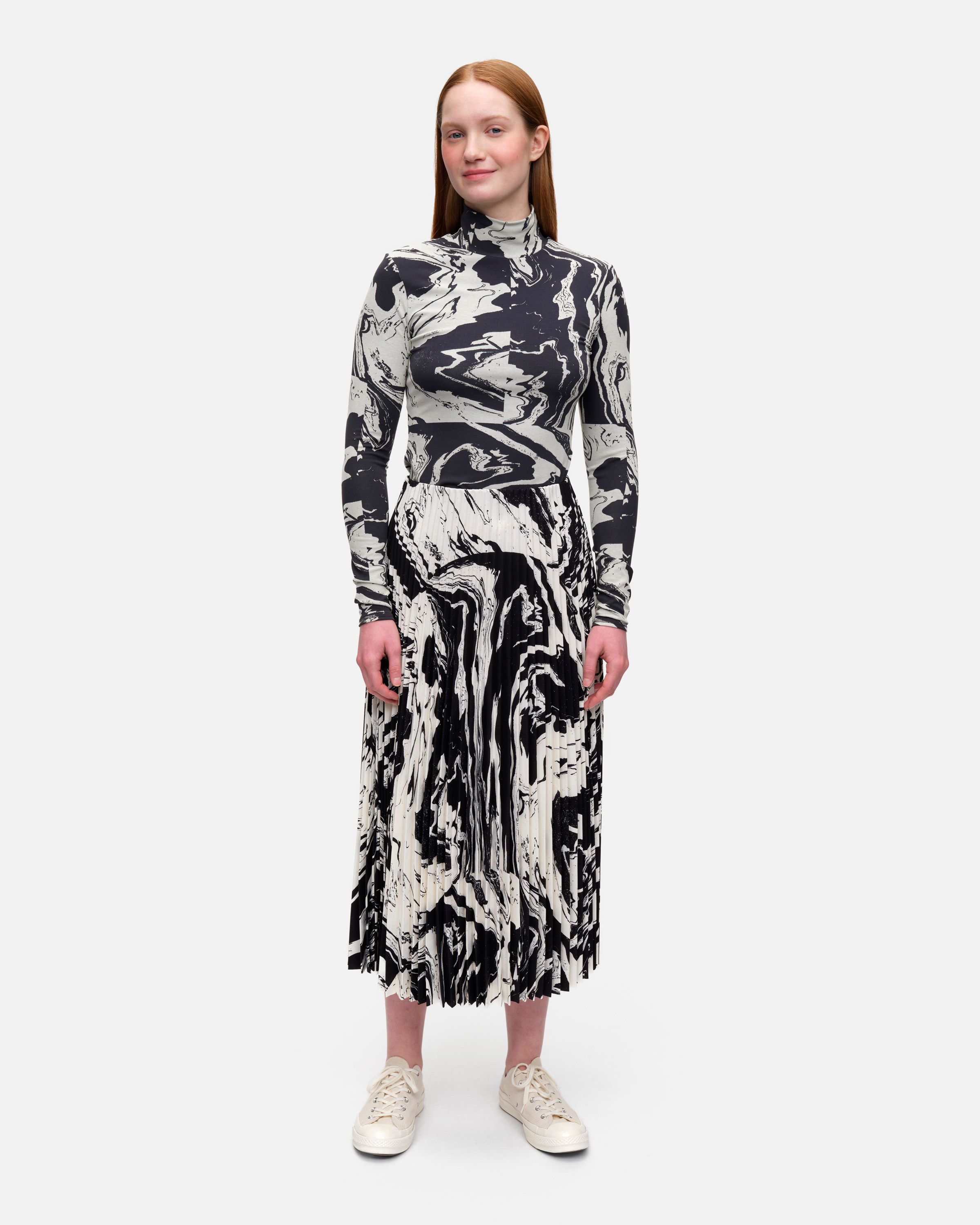 Myy Marras skirt black, off white | Marimekko