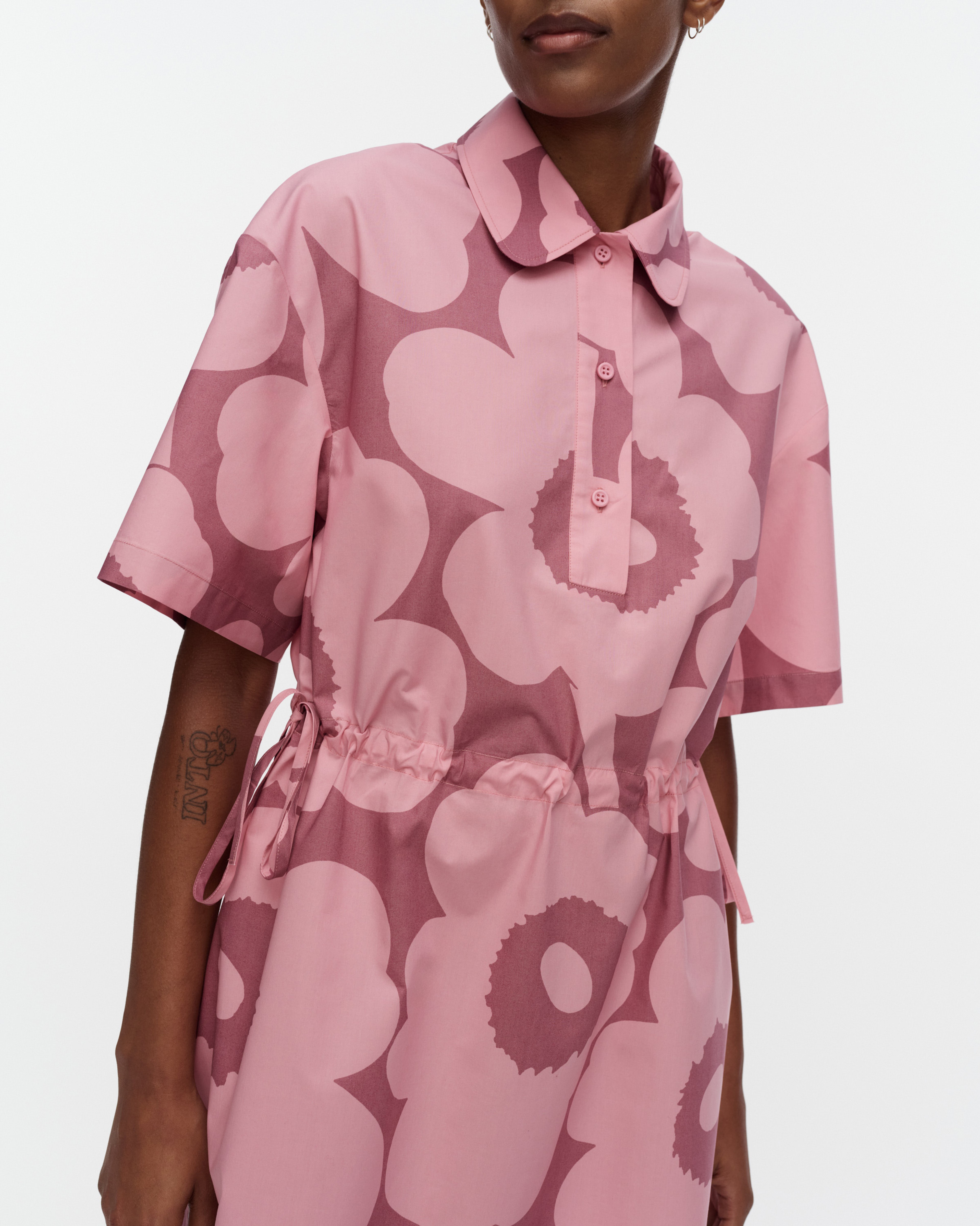 Katkelma Unikko, Dress, rose, dark rose,