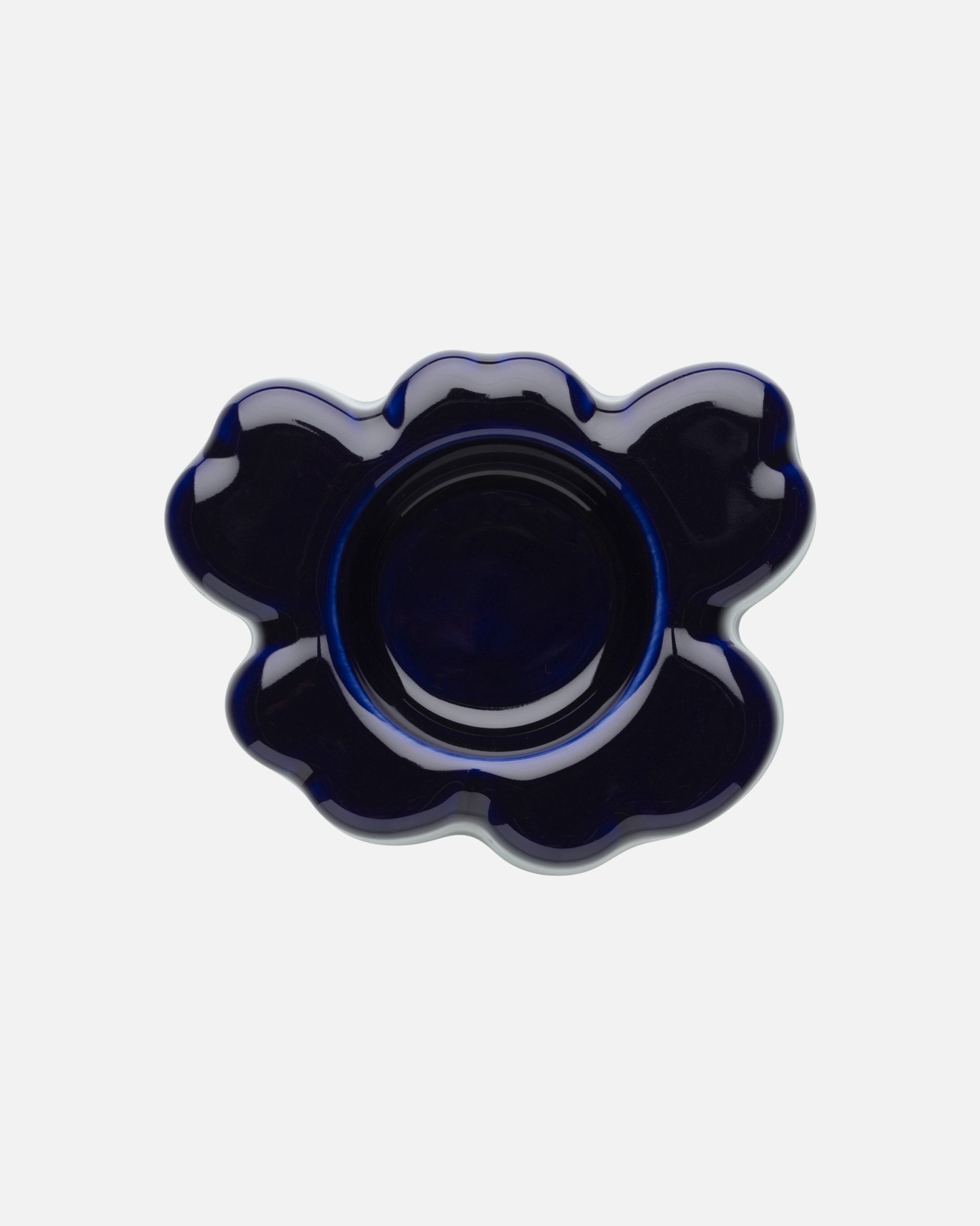 Unikko, Tea light holder, dk.blue,