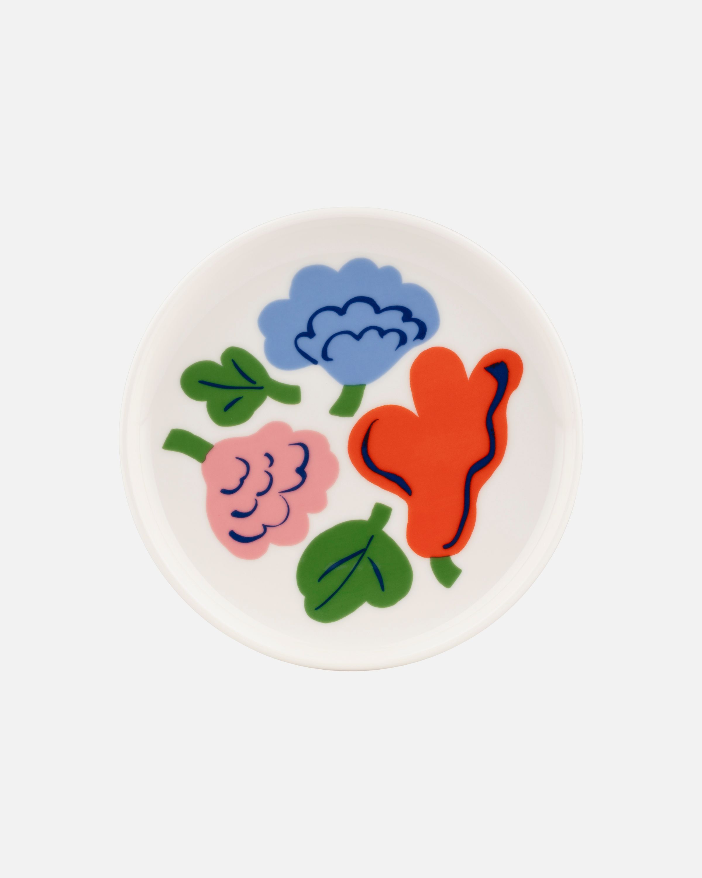 Oiva / Kukasta kukkaan Plate 13.5 cm | Marimekko