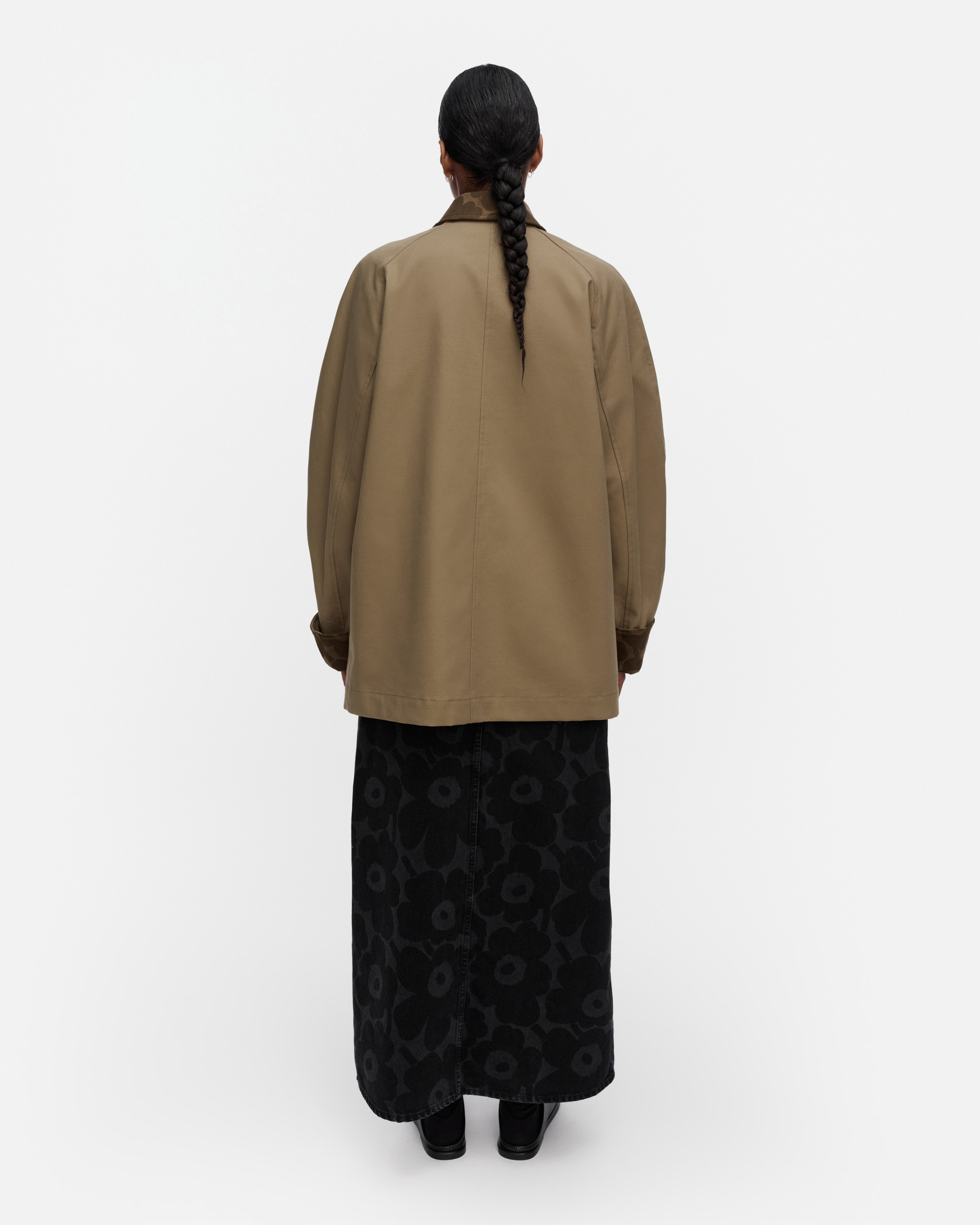 Essee Solid, Coat, brown, brown,