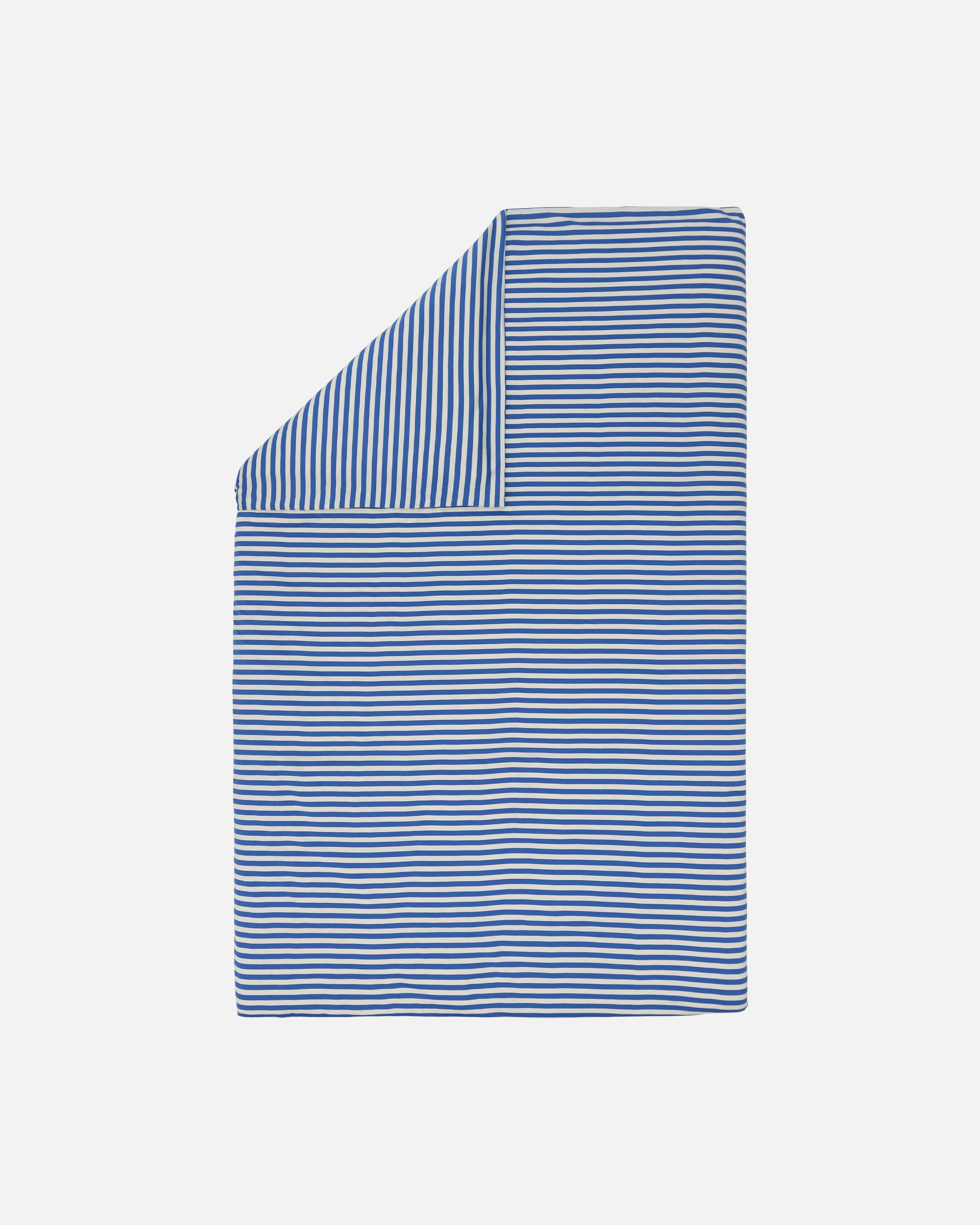 Tasaraita, Jersey duvet cover 150x210 cm, off white, blue,
