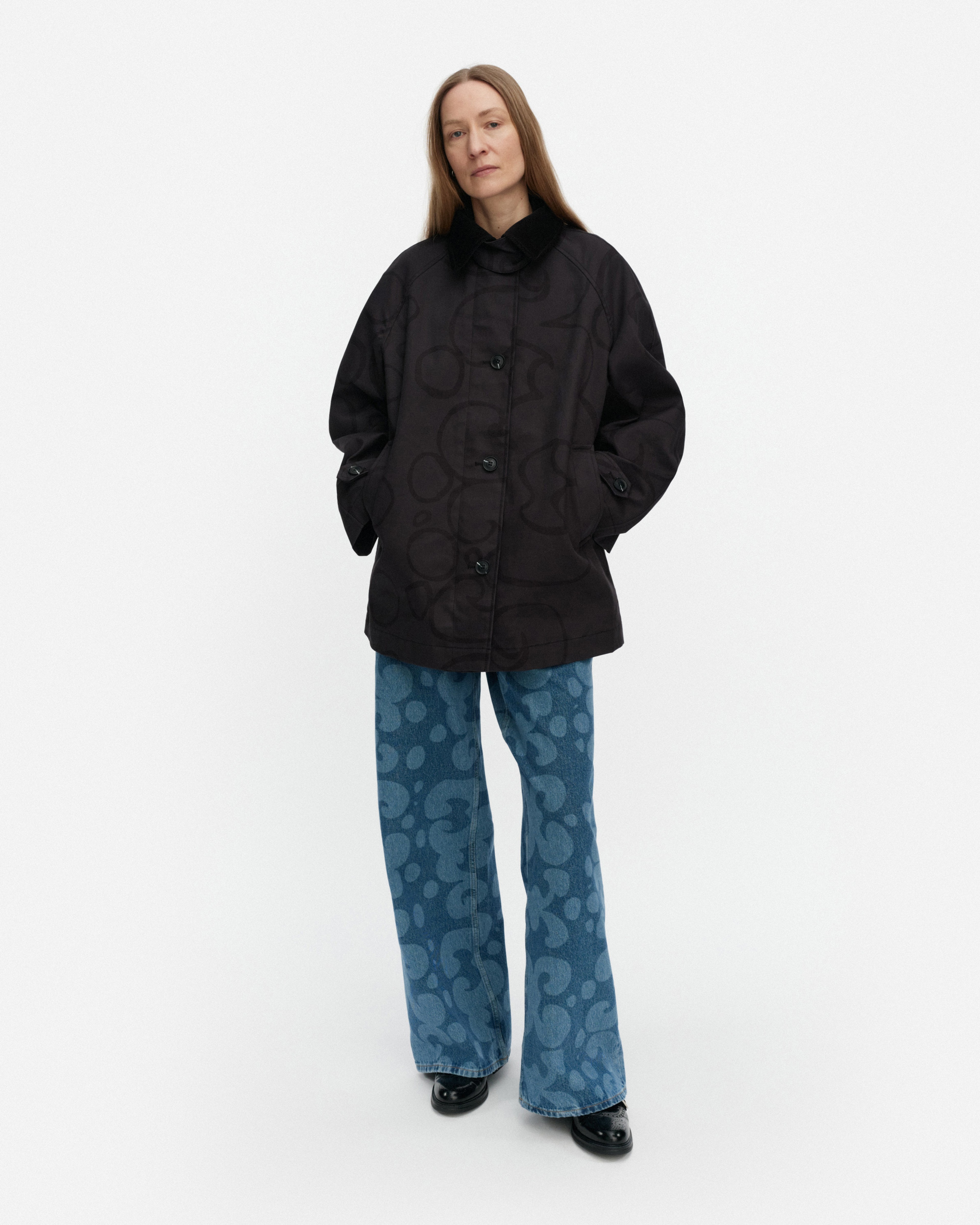 Essee Keidas, Manteau, noir,