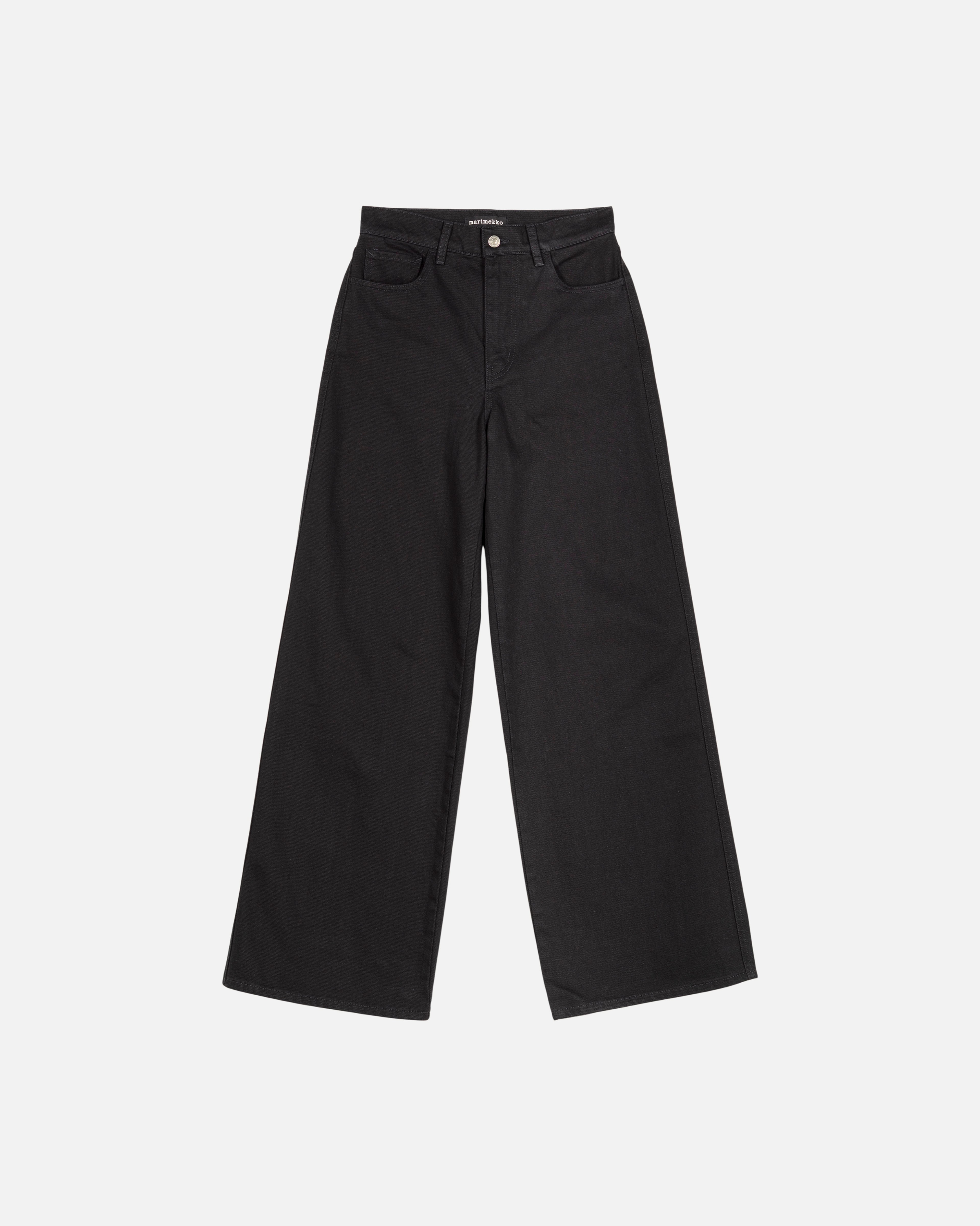 Maridenim Wide Leg, Jeans, black,