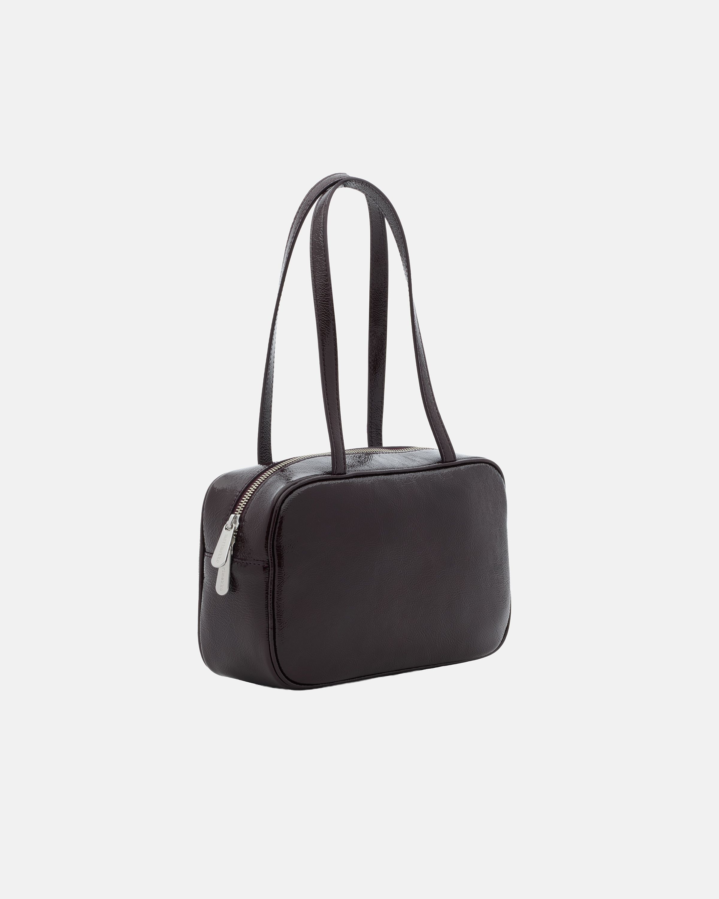Metka Mini Unikko Kioski Bag dark grey, off white | Marimekko