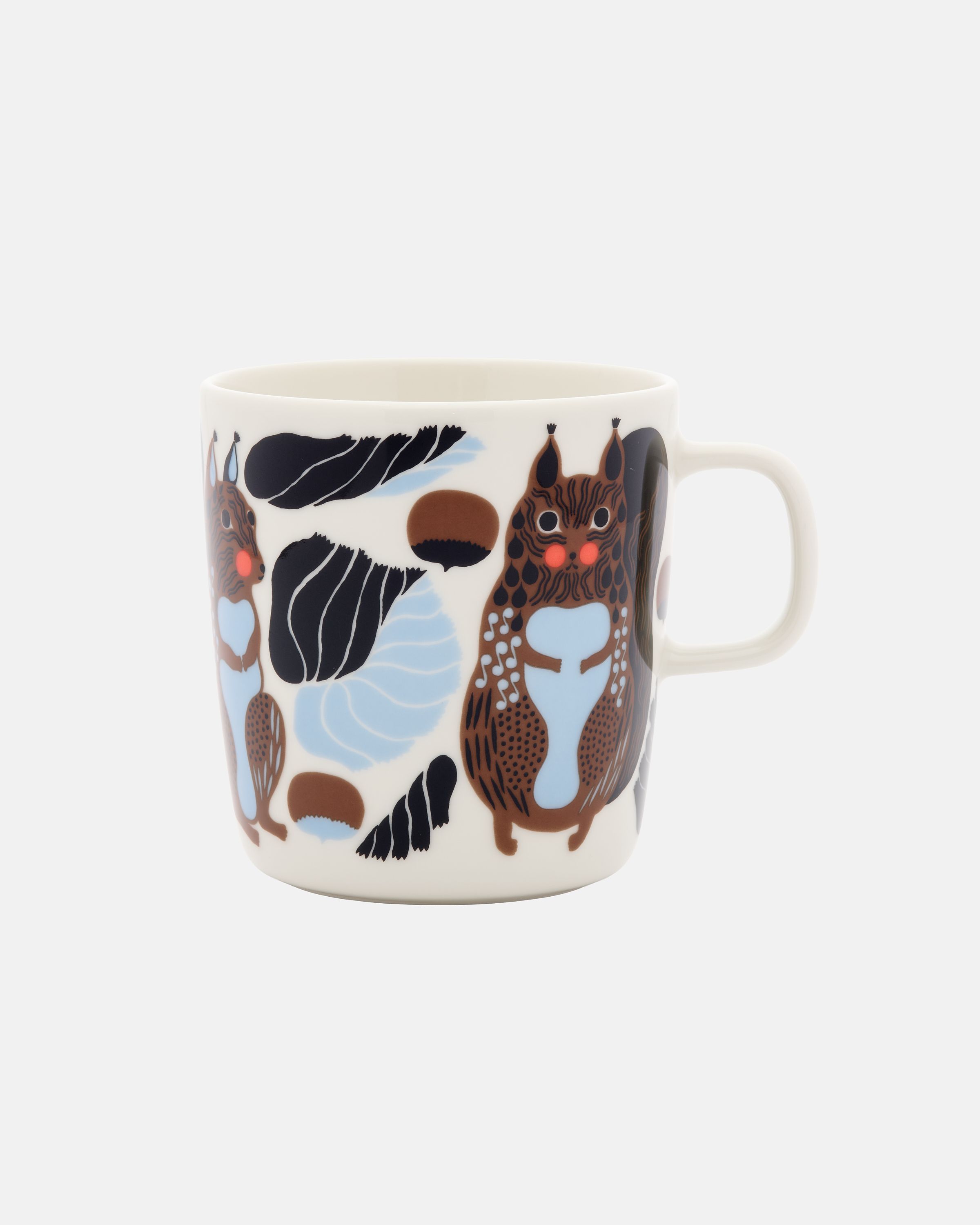 Oiva / Piccolo mug white,black | Marimekko