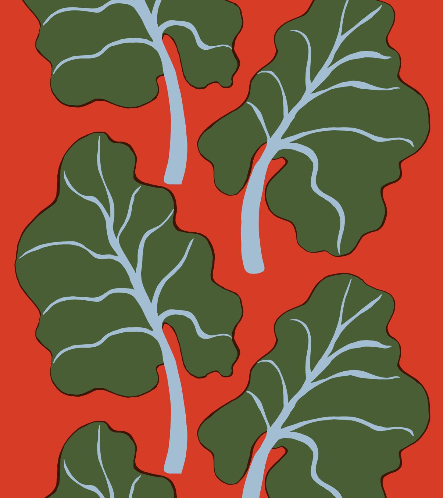 Marimekko Ikea collaboration Raparperi pattern