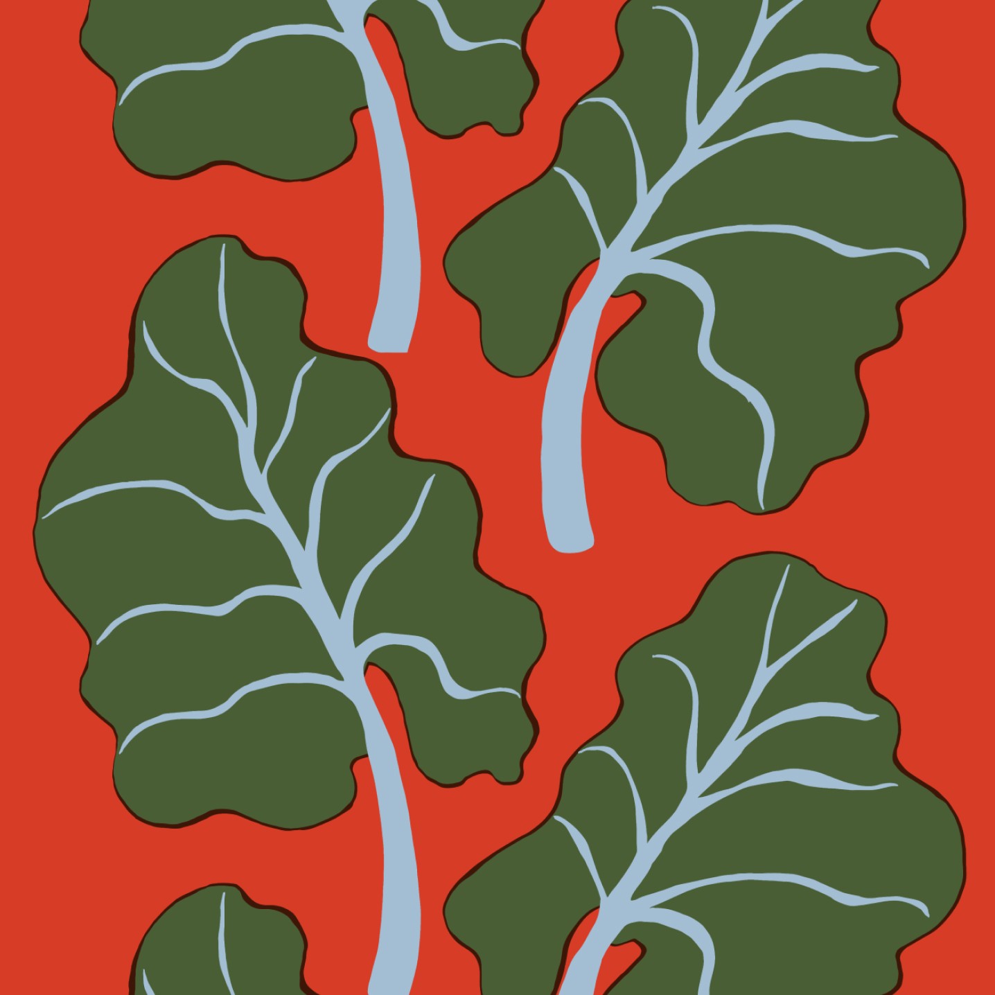 Designer Marimekko Collaboration avec Ikea Motif Raparperi Dessin Louekari