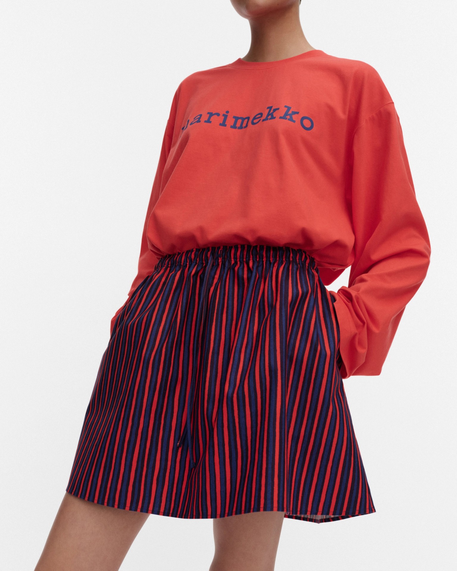 Pelata Piccolo, Kioski skirt, blue, red,