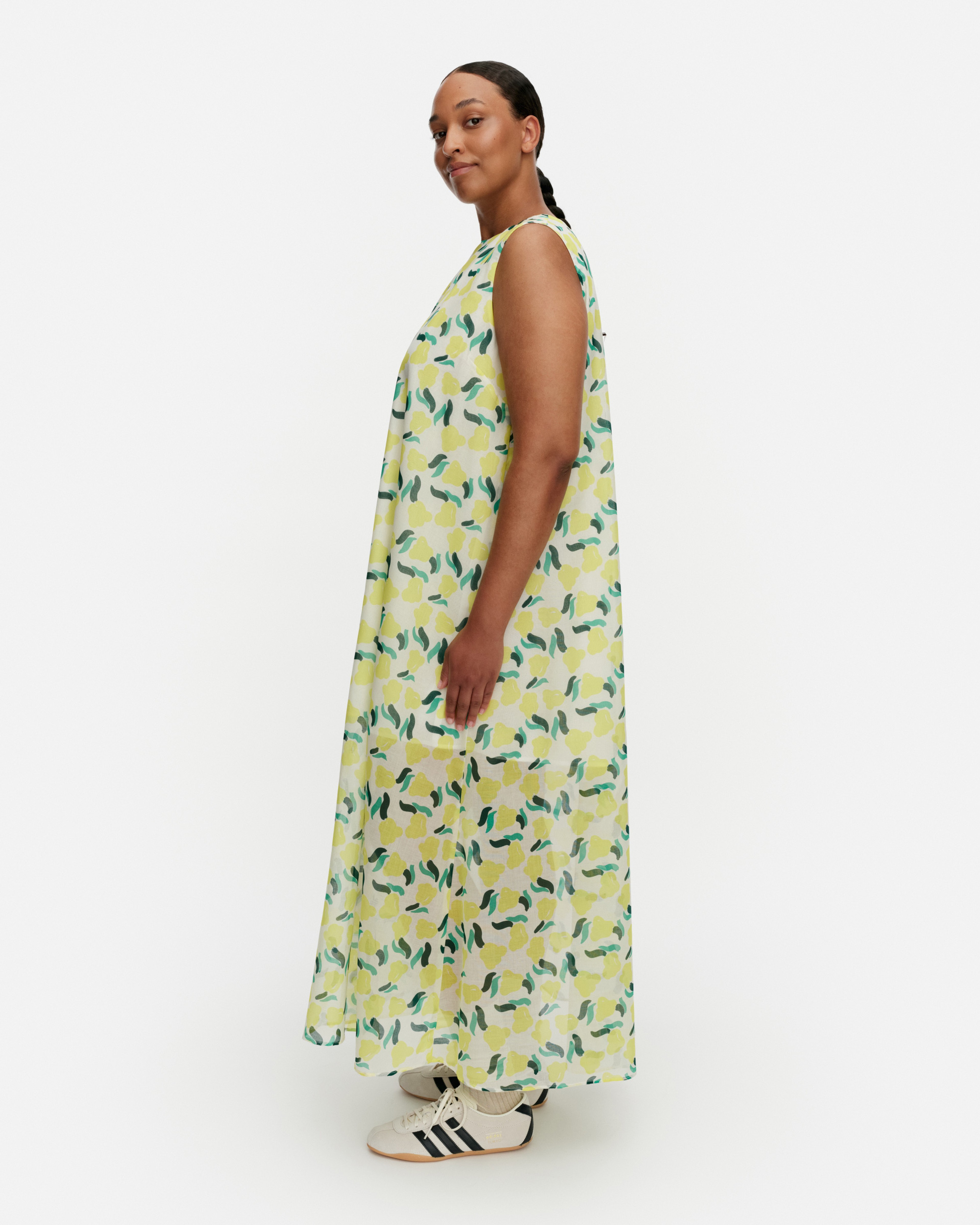 Piirroot Lemmitty, Dress, white, yellow, green,