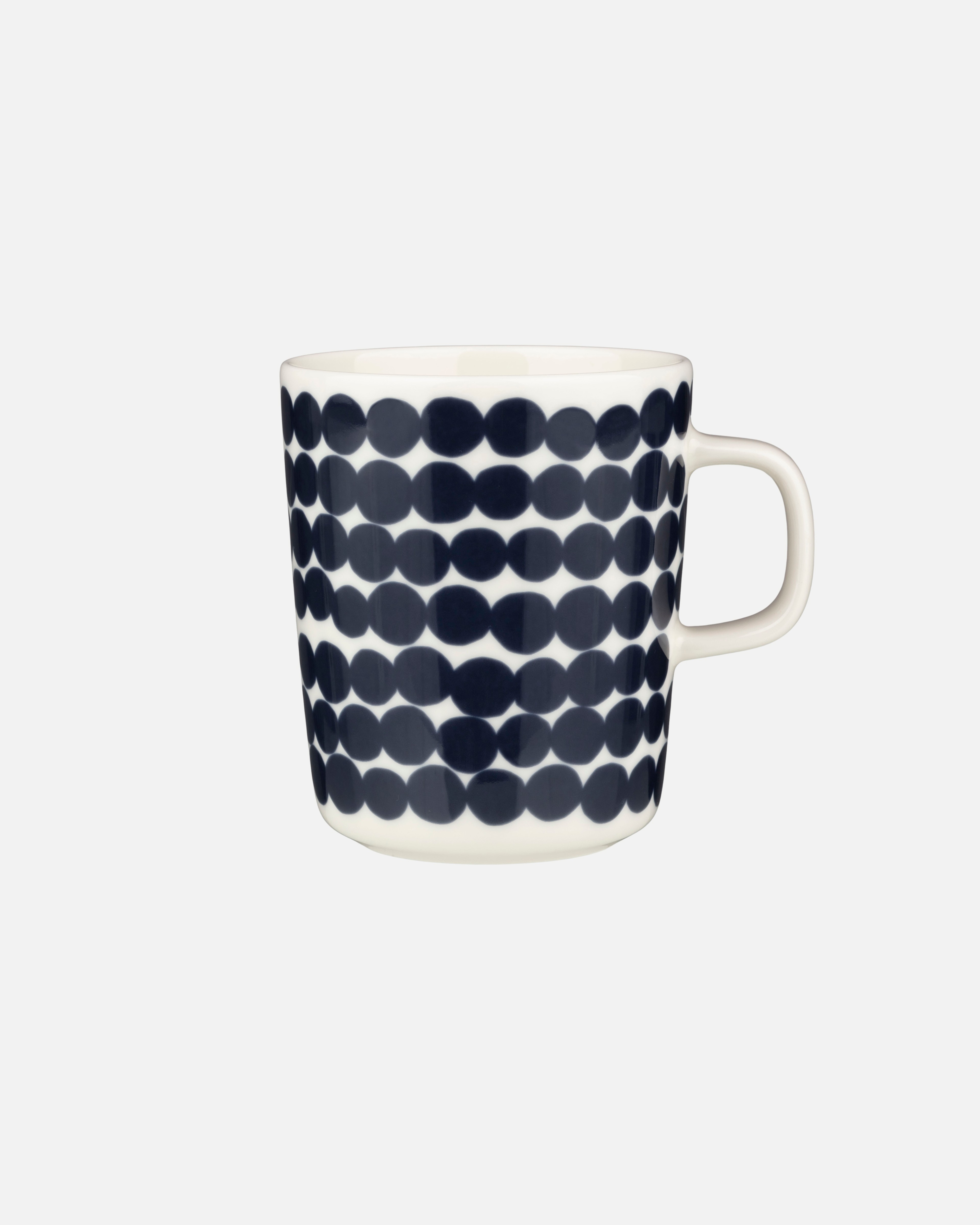 Oiva / Räsymatto, Tasse 2,5 dl, weiß, dunkelblau,