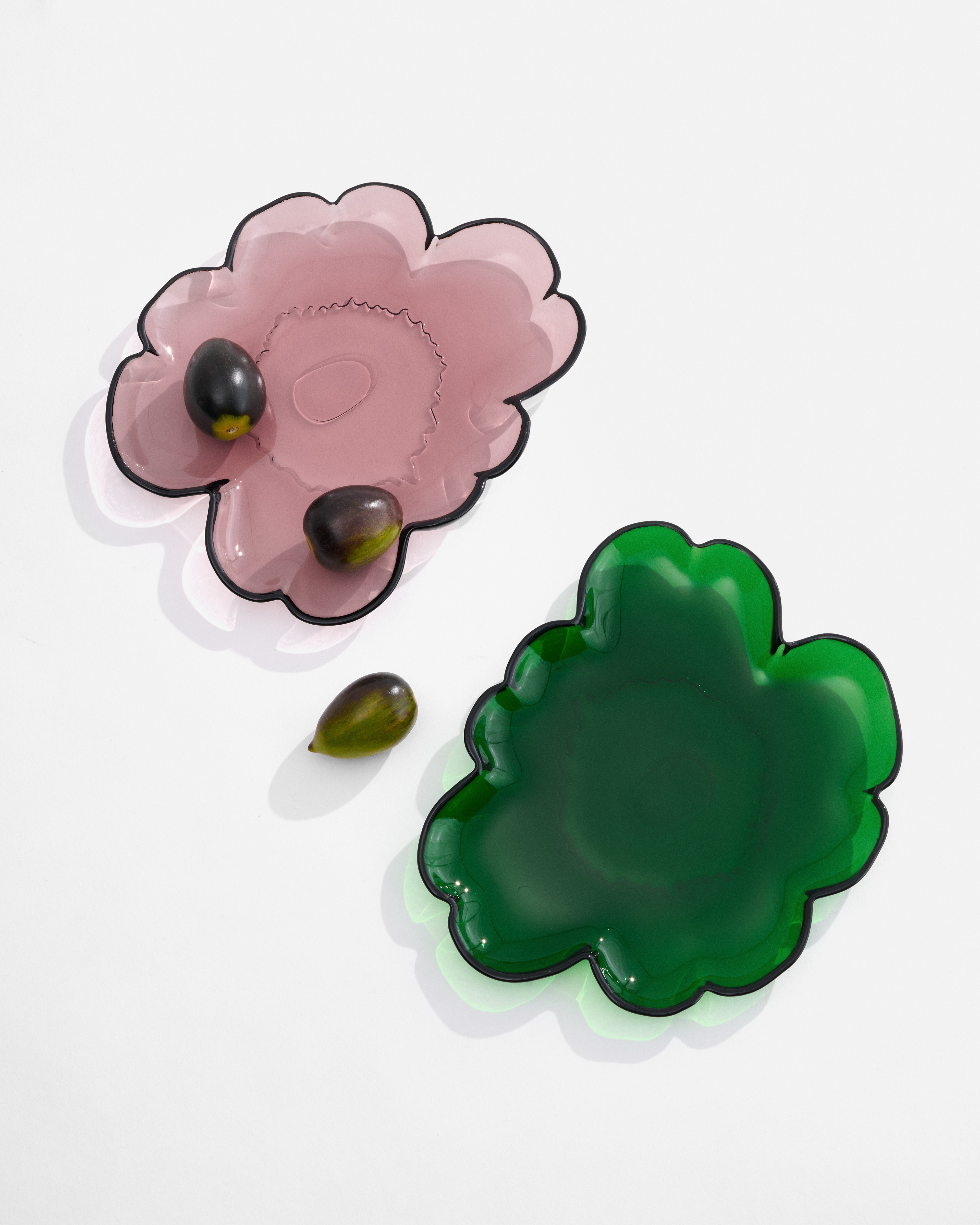 Unikko Glass salad plate