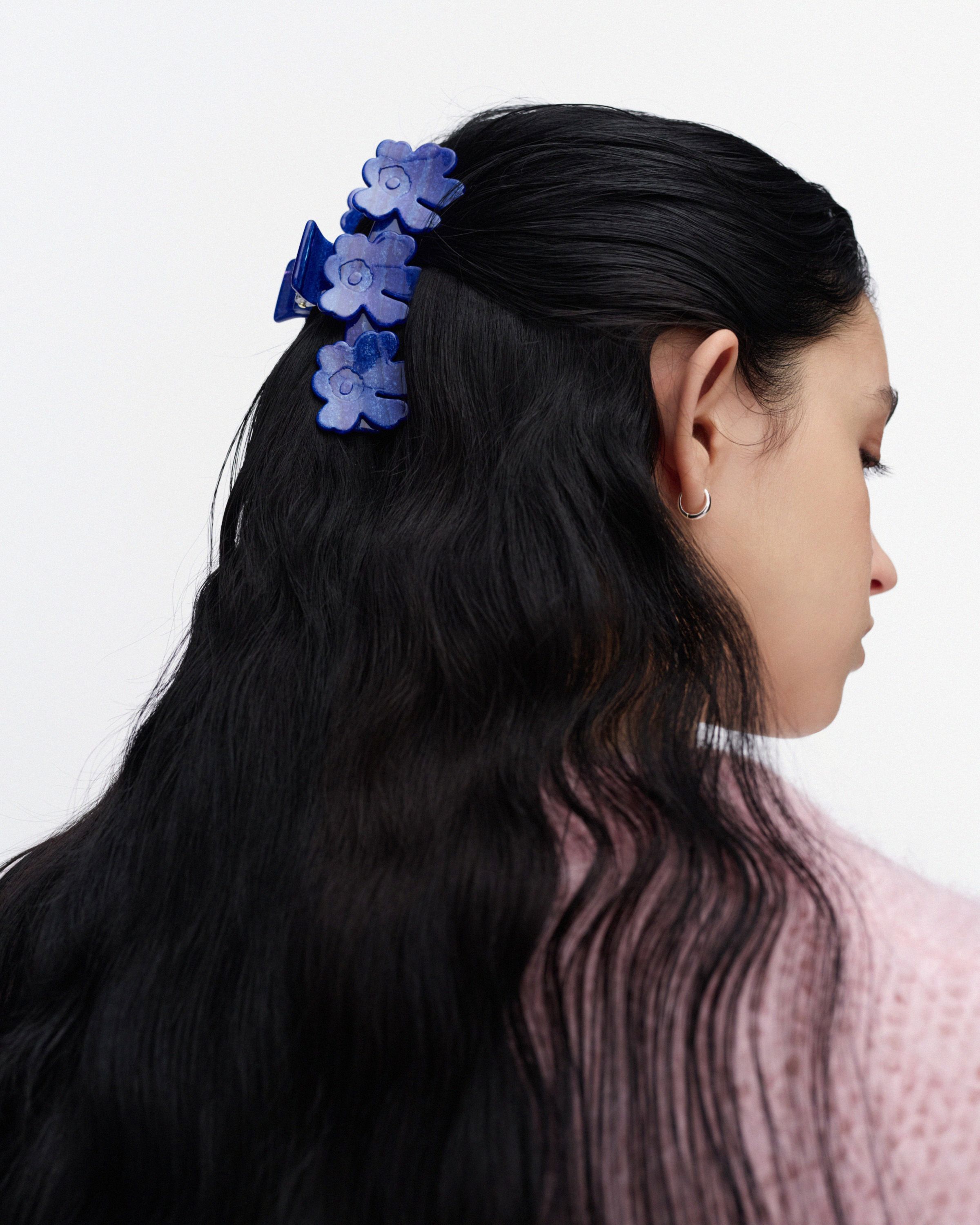 Mini Unikko hair clip ヘアクリップ Mini Unikko Hair clip multi-blue | Marimekko