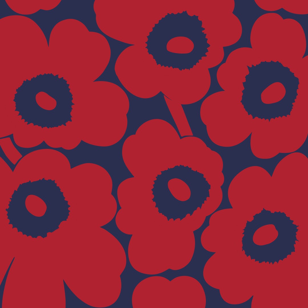 Wallpapers - Samsung x Marimekko - red/blue
