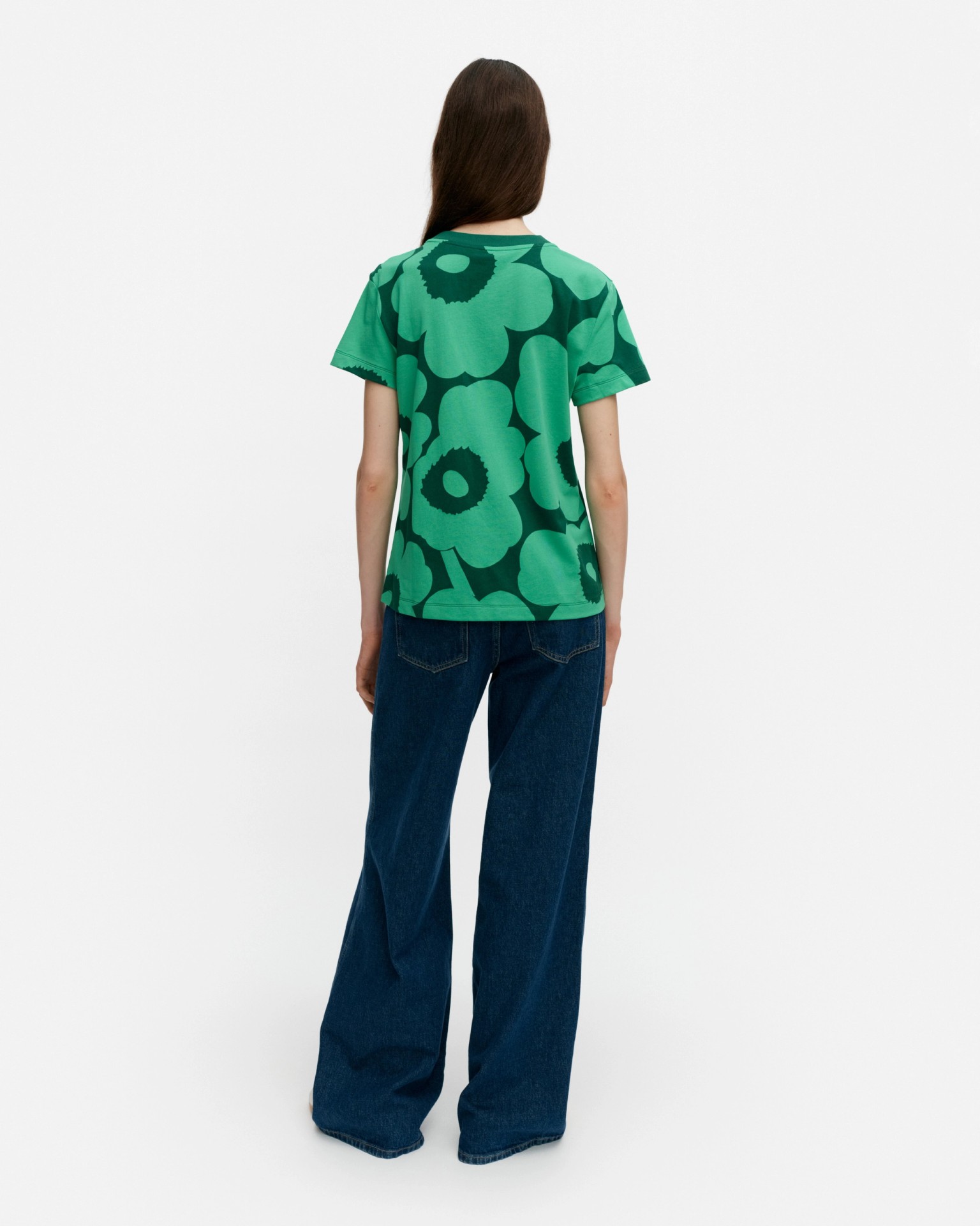 Heleys Unikko, T-shirt, green, dark green,
