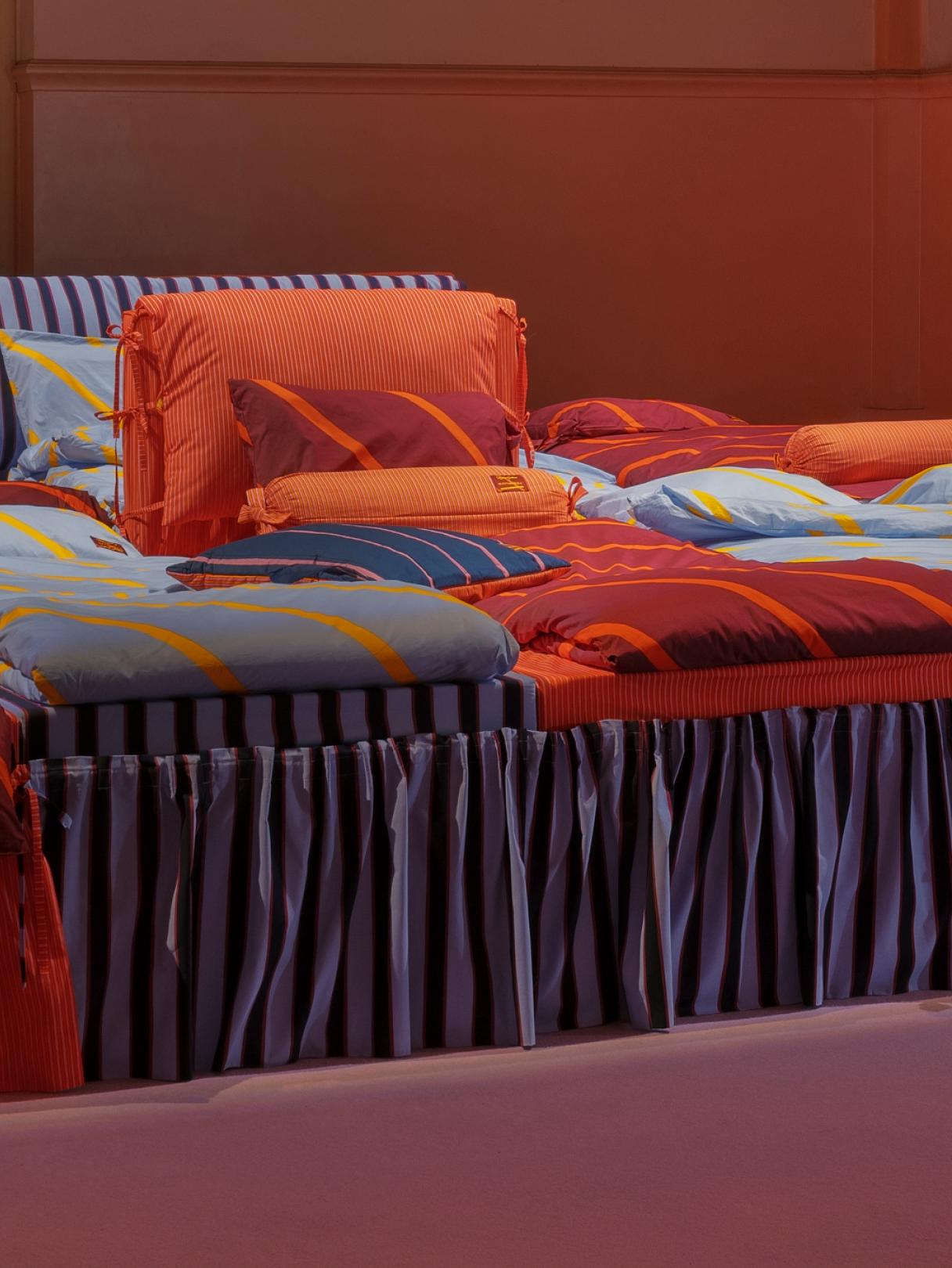 Milan Design week installation presenting Laila Gohar for Marimekko special collection