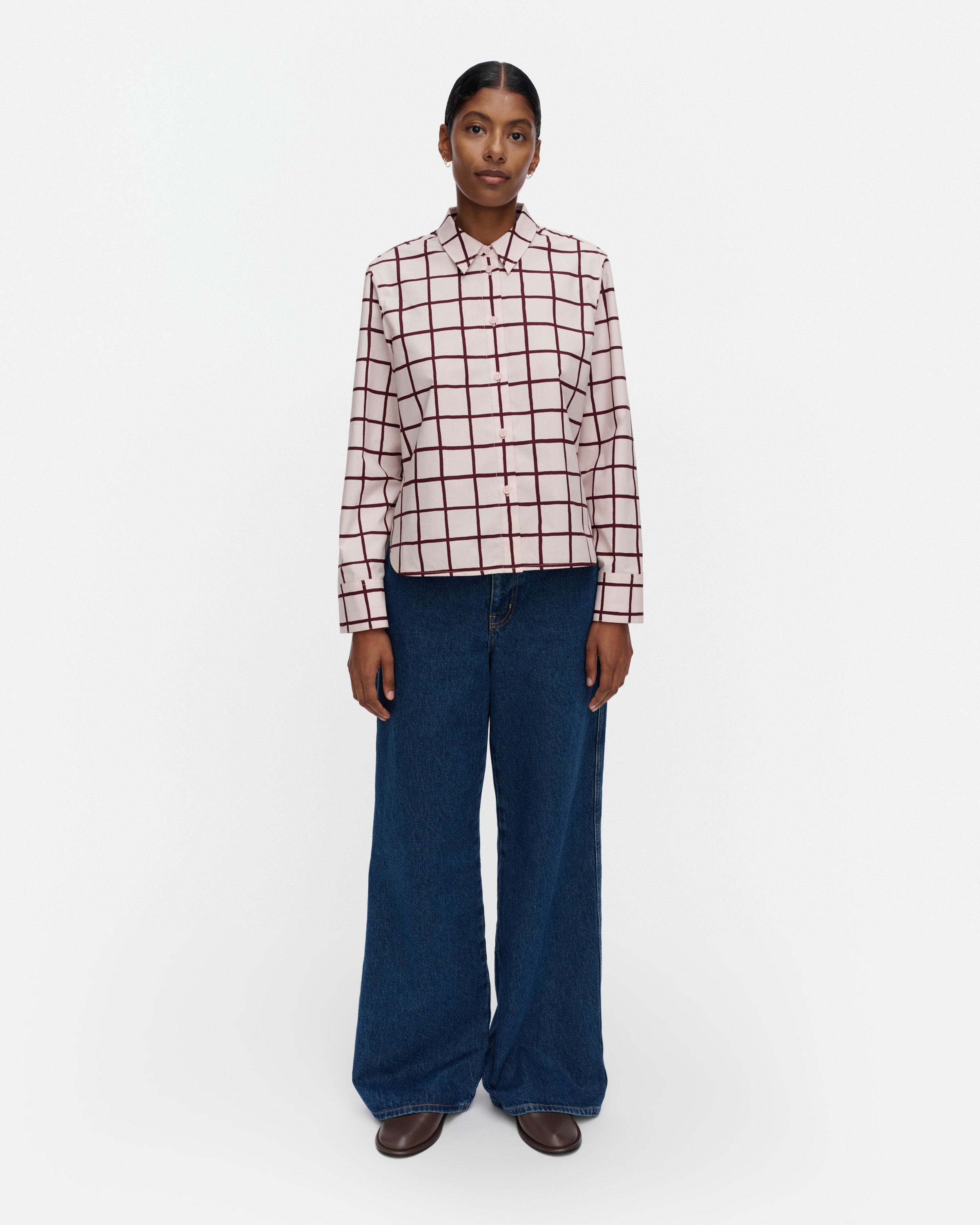 Maija Unikko Silk shirt | Marimekko