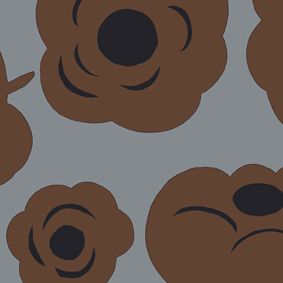 grey, brown, black