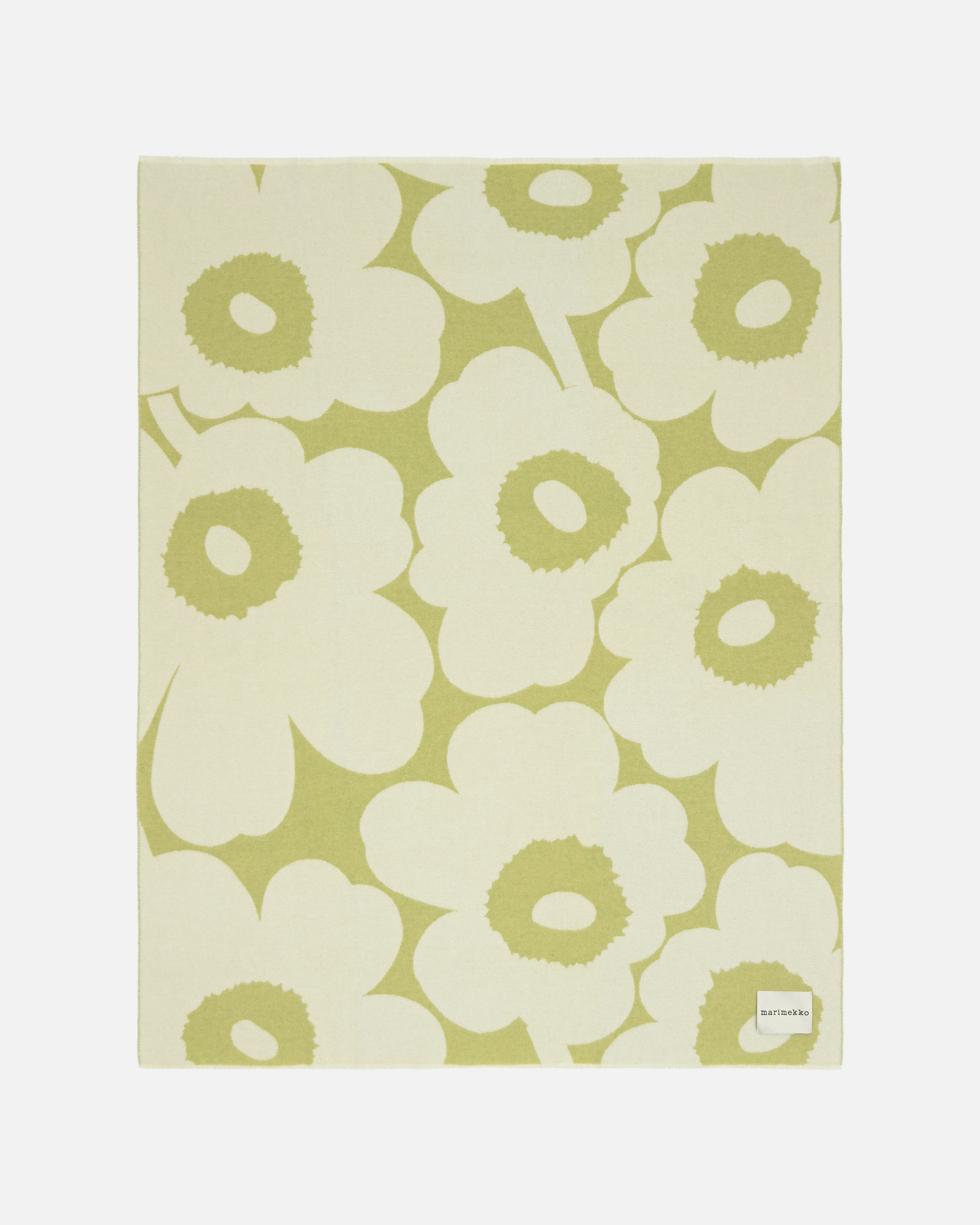 Unikko, Blanket, pear, off white,