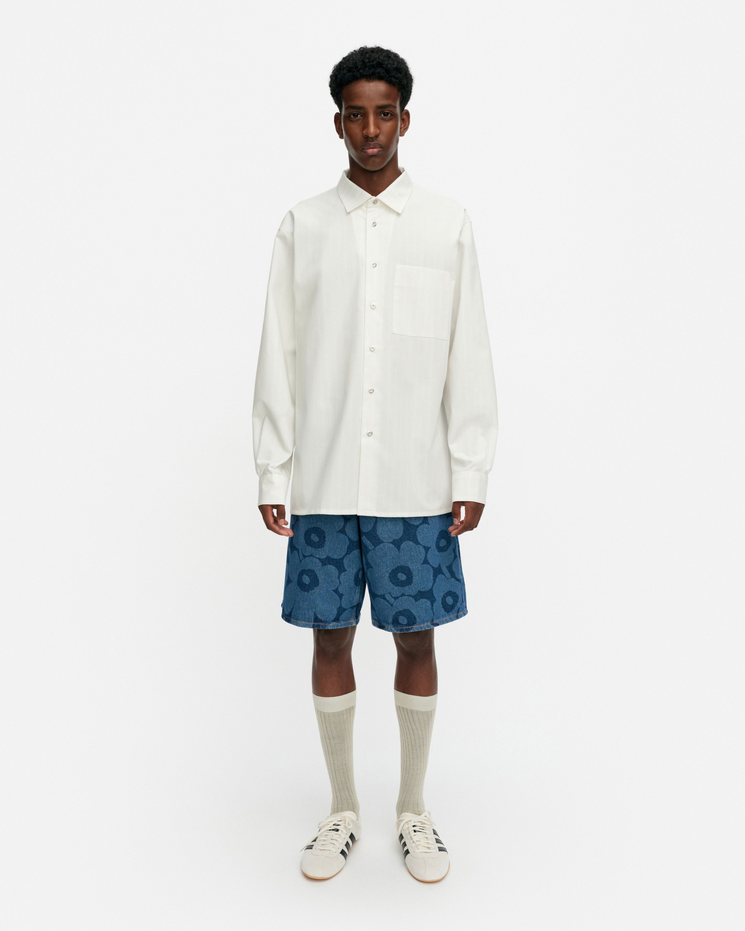 Jokapoika Kioski cotton shirt | Marimekko