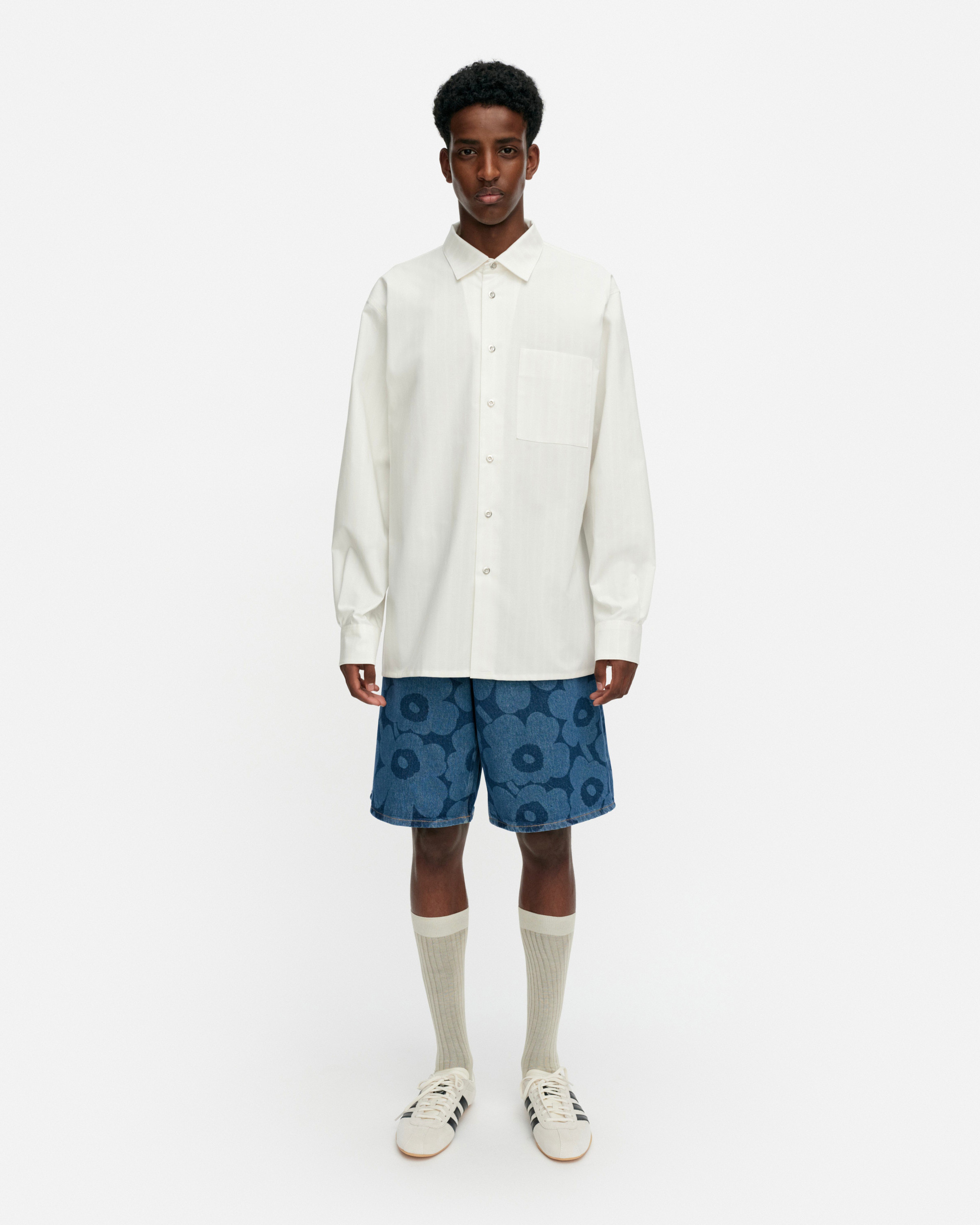 Jokapoika, Baumwollhemd „Kioski“, weiß, cremefarben,