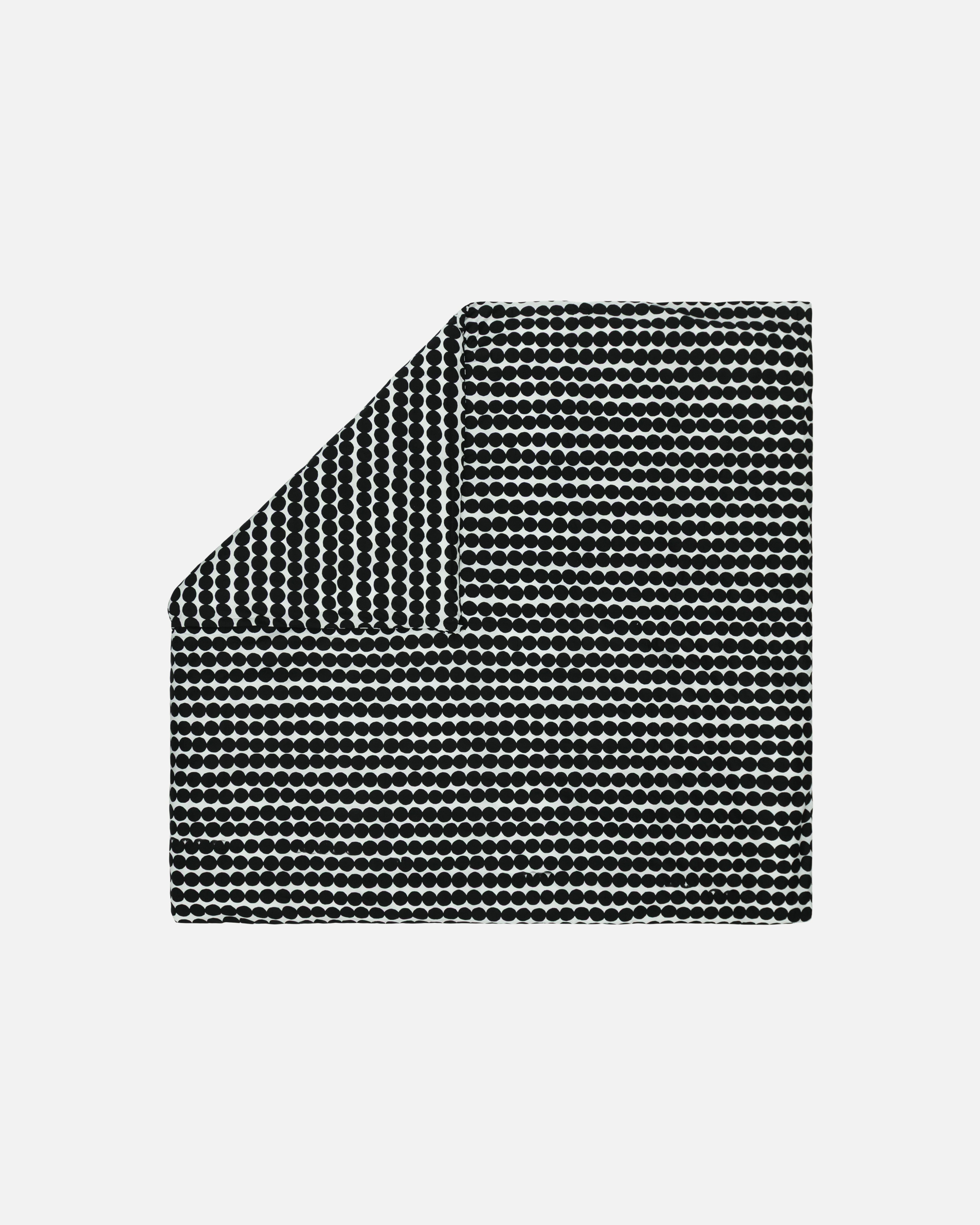 Räsymatto, Pussilakana 240x220 cm, valkoinen,musta,