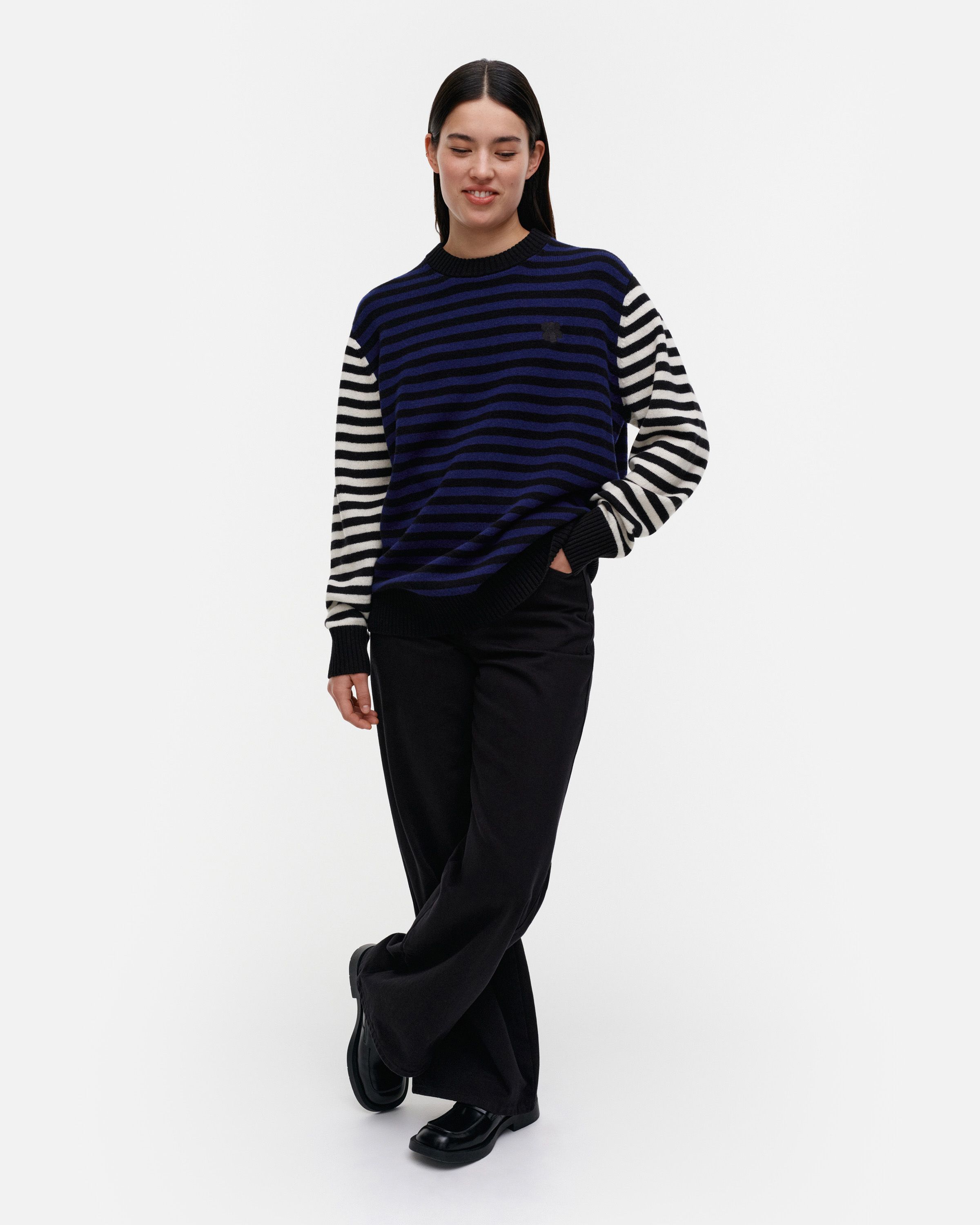 Pehmyt Tasaraita Kioski wool jumper | Marimekko
