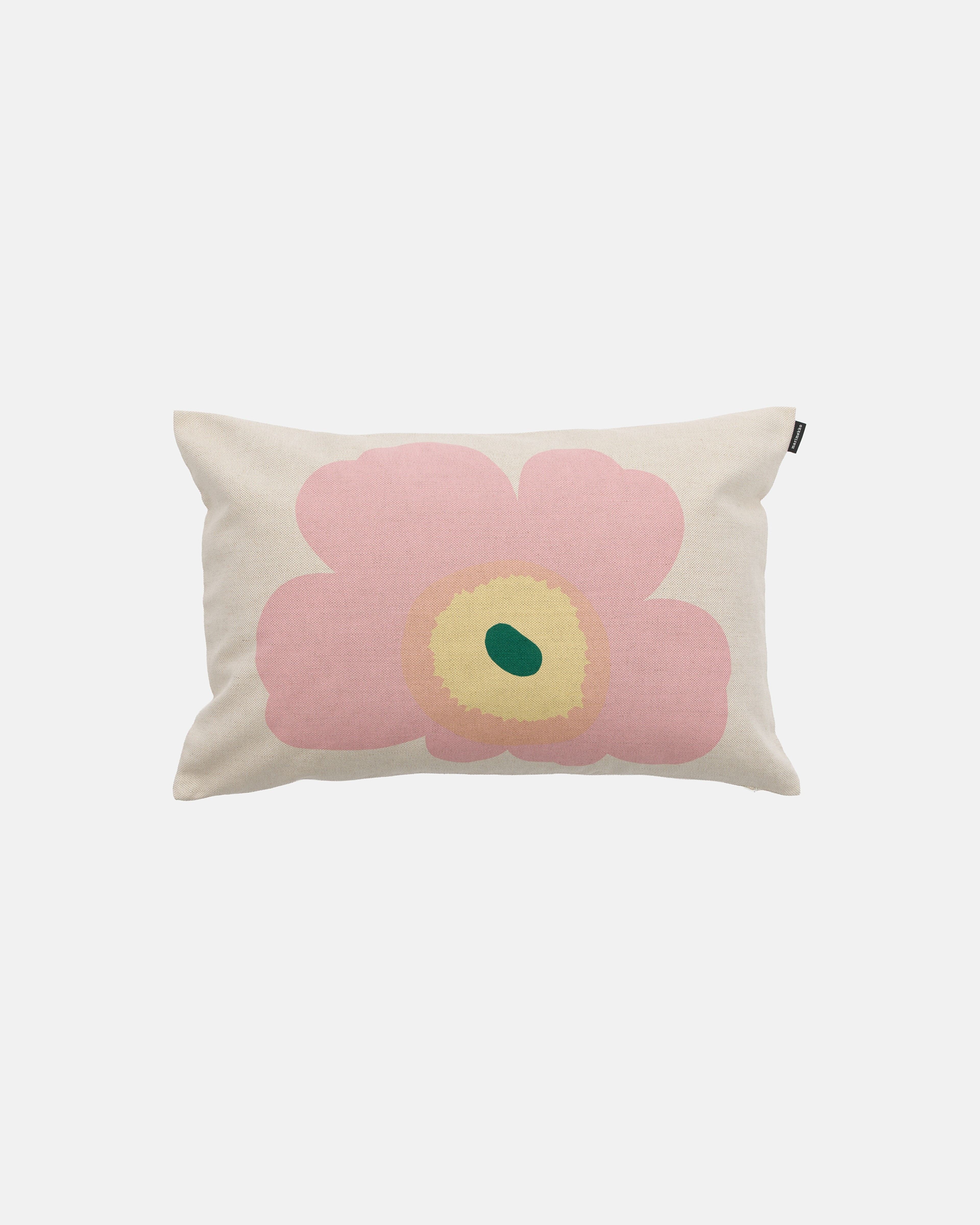 Unikko, Cushion cover 40x60 cm, off white,pink,chestnut,l.yel.,