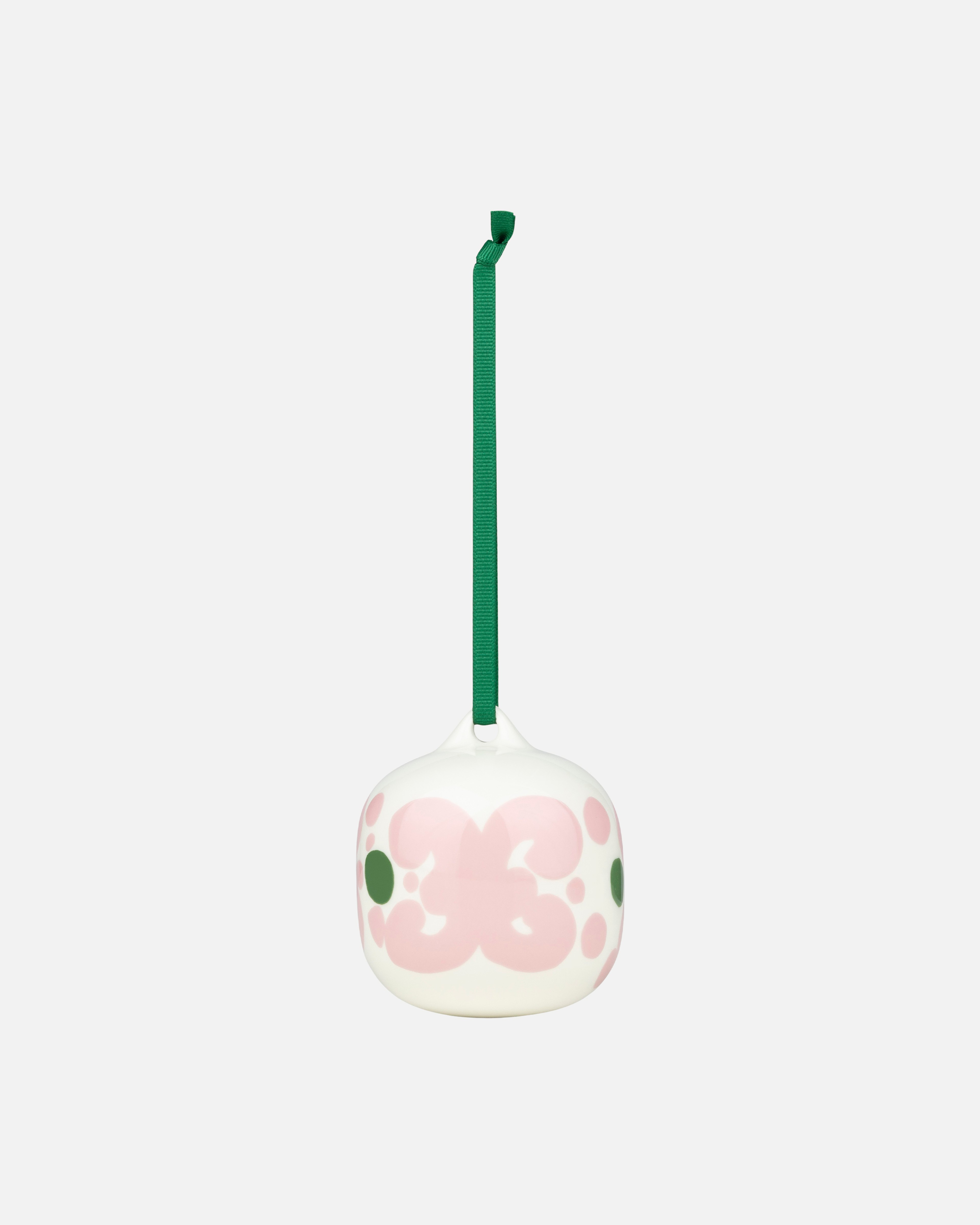 Keidas, Collectible ornament, white, pink, green,