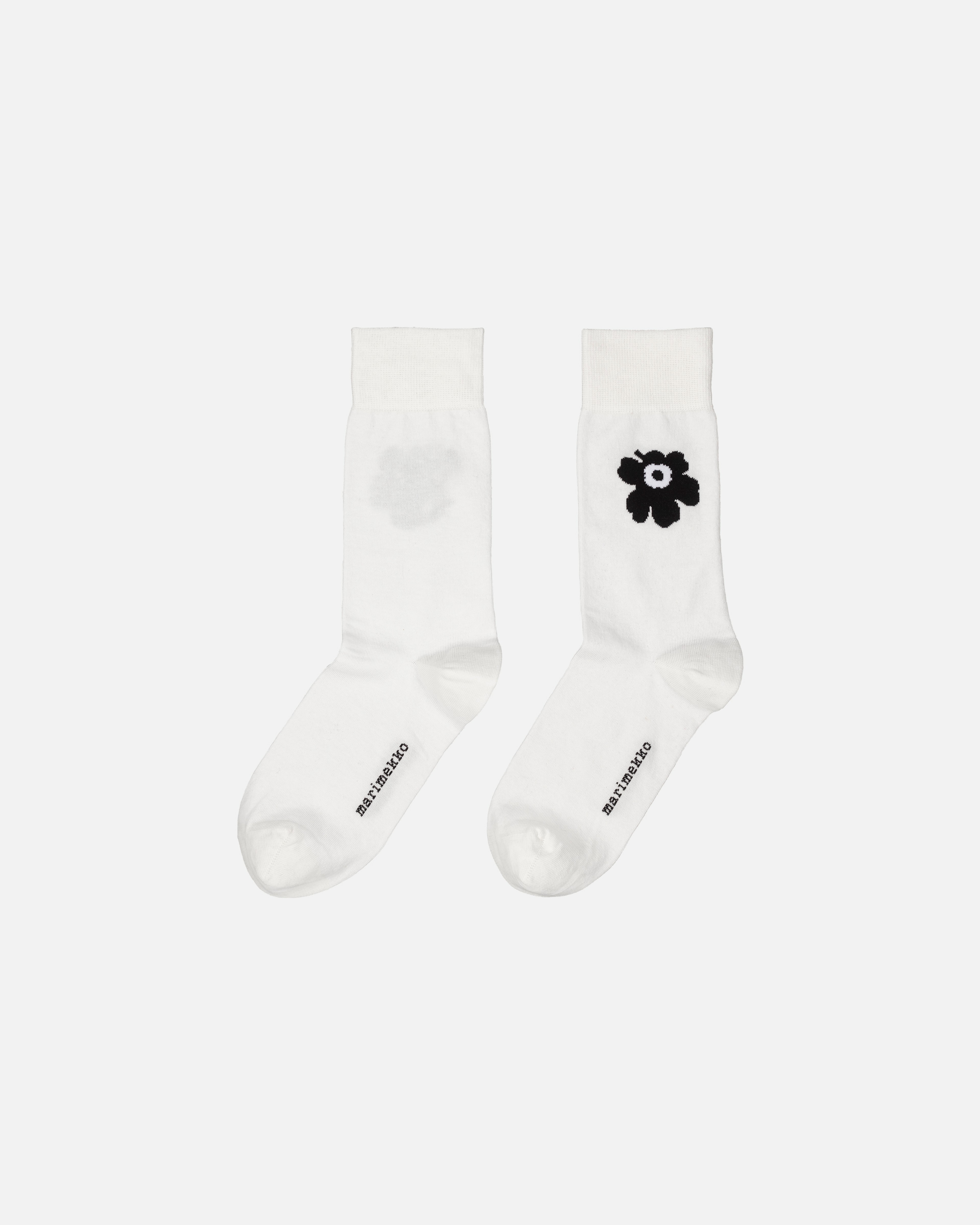 Kasvaa Unikko One, Kioski socks, white, black,