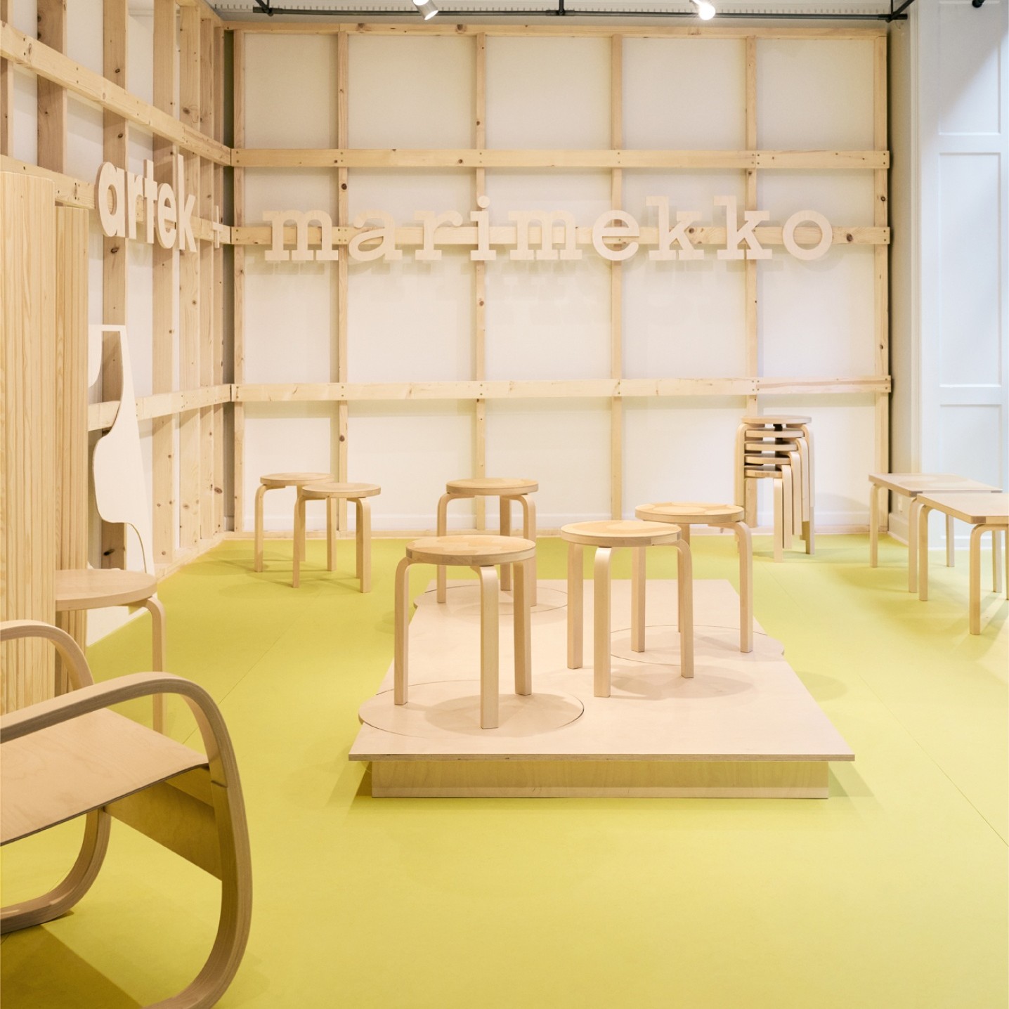 Artek + Marimekko items showcased at the 3daysofdesign event.