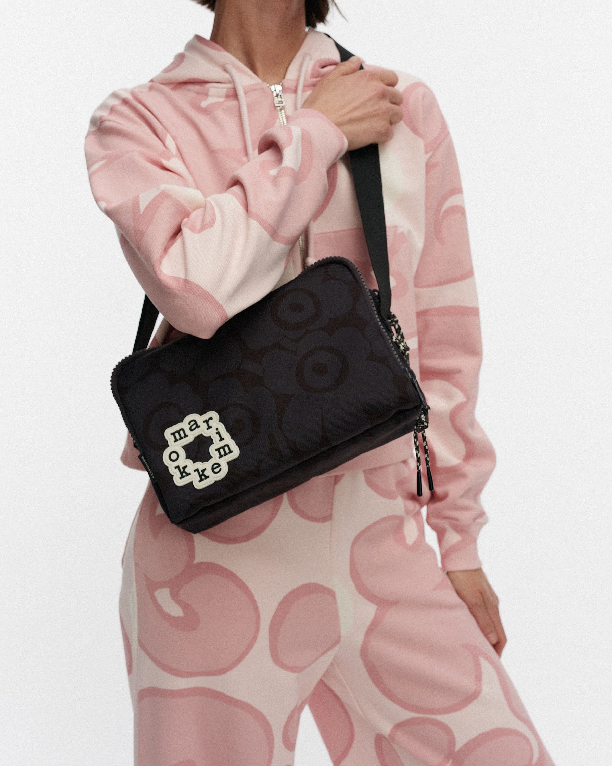 marimekko KATRI ブラック Metka Mini Unikko Kioski shoulder bag | Marimekko