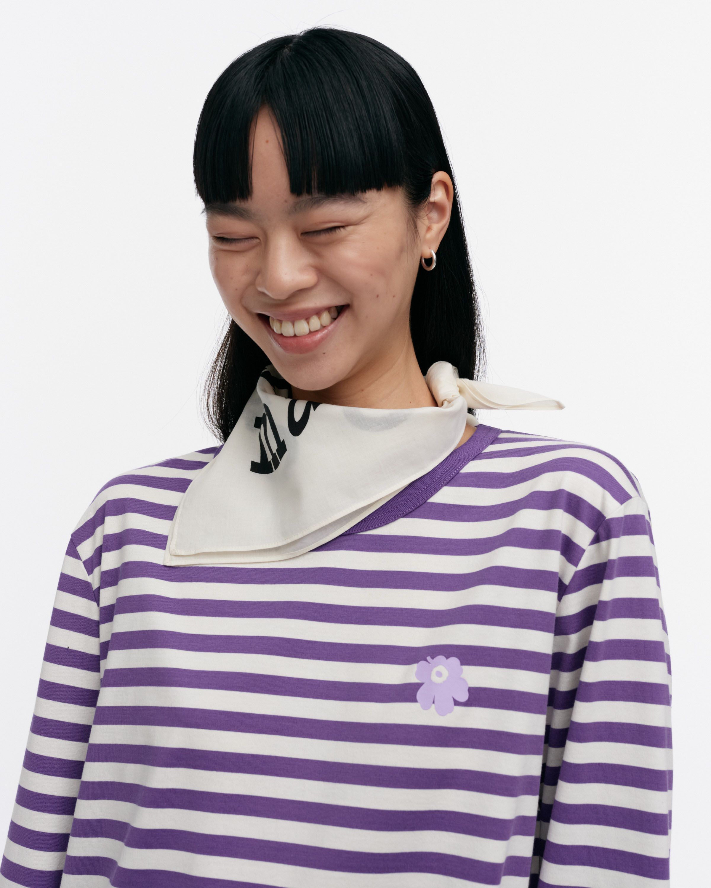 マリメッコ marimekko スカーフ 094588 Astrilli Logo Kioski Astrilli Unikko Kioski scarf | Marimekko
