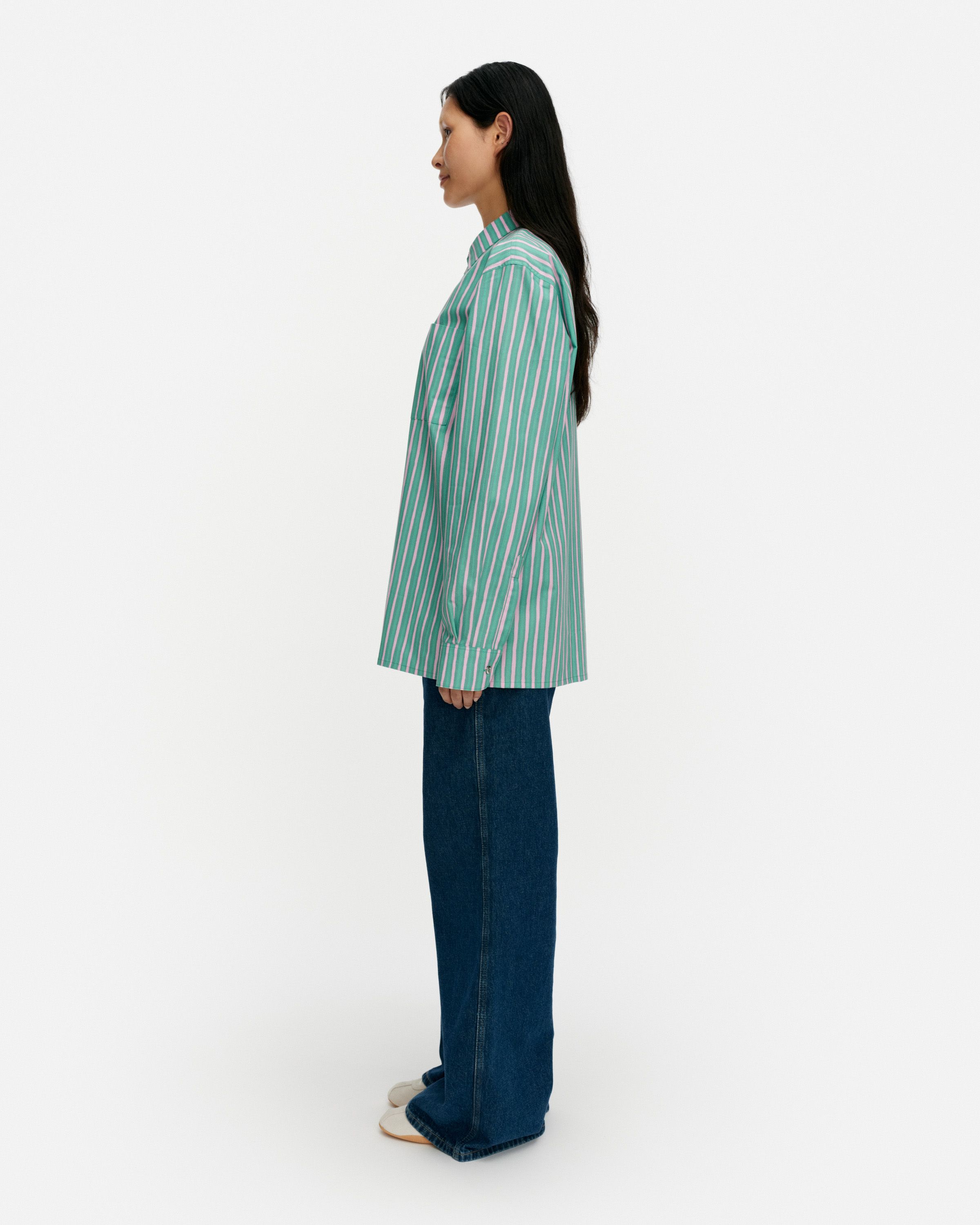 Jokapoika Kioski cotton shirt | Marimekko