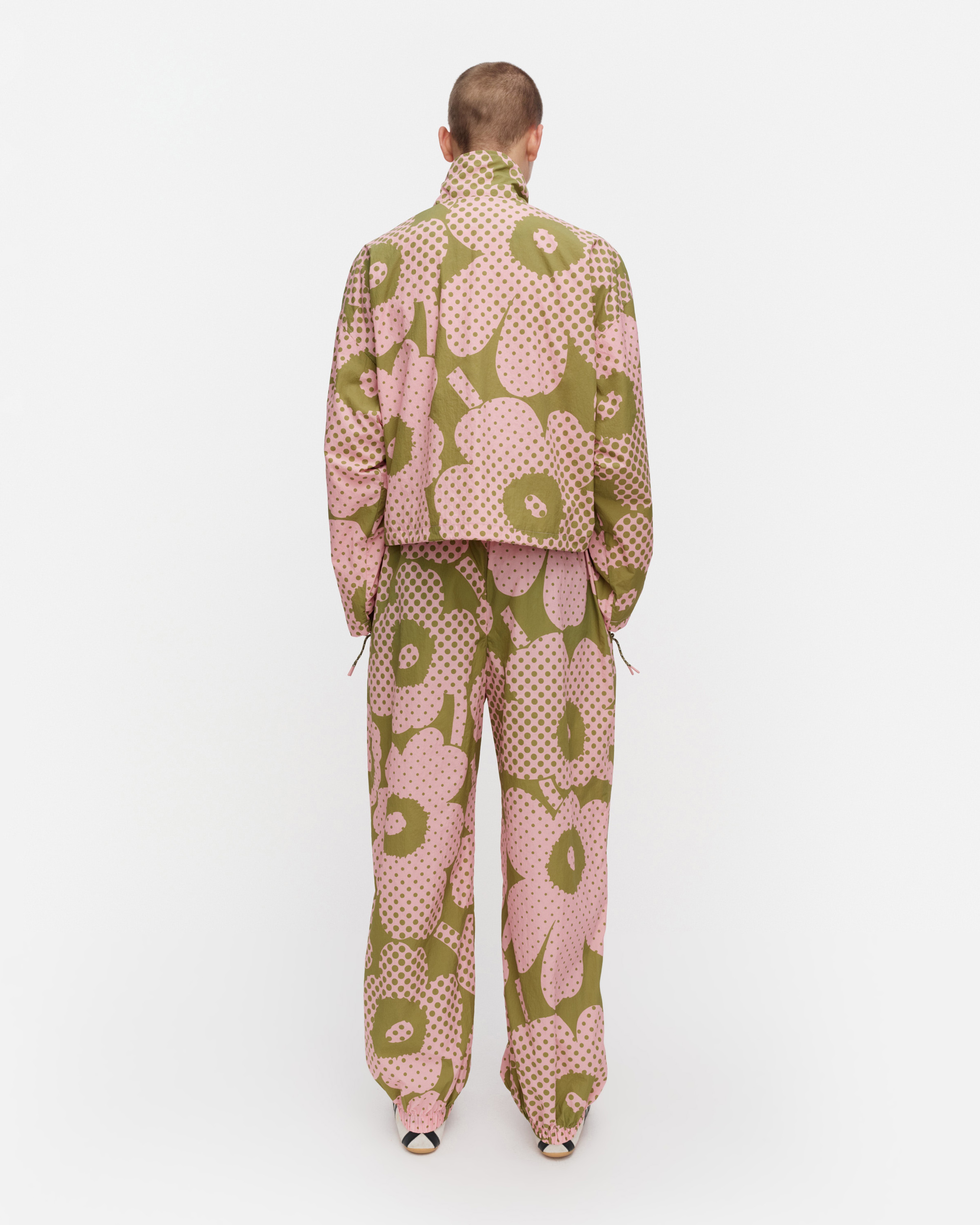 Olos Unikko, Kioski activewear trousers, green, light pink,