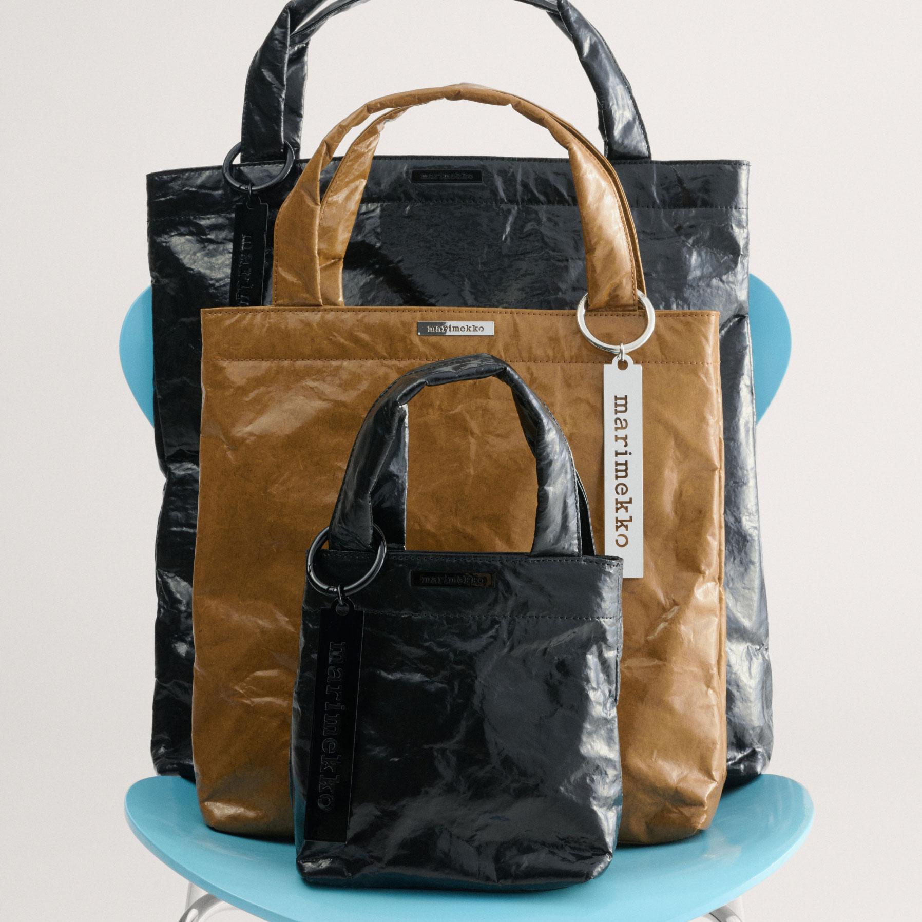 The Resonance bag series comes in three different sizes in black and brown.