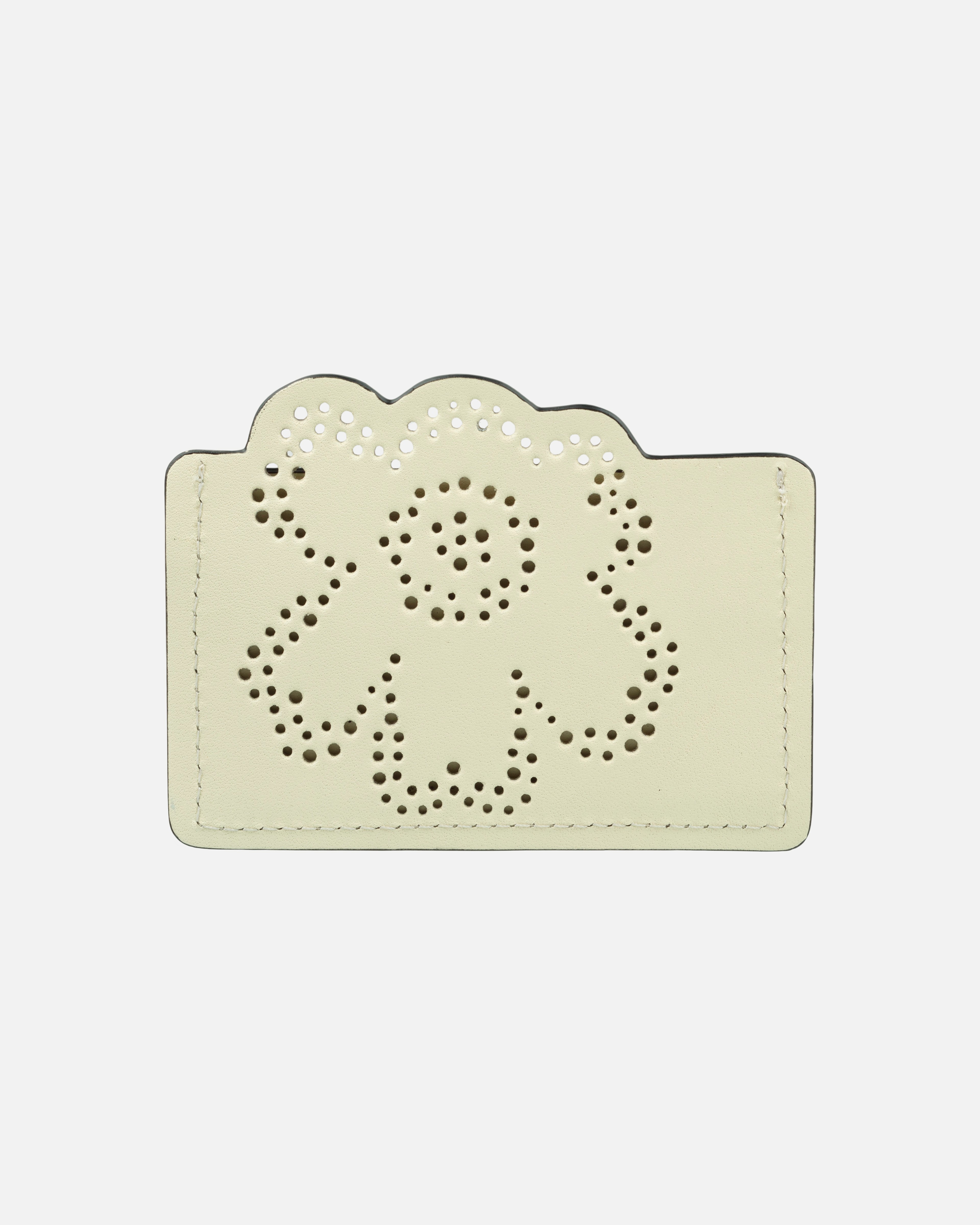 Imprint Card Holder Unikko, light yellow,