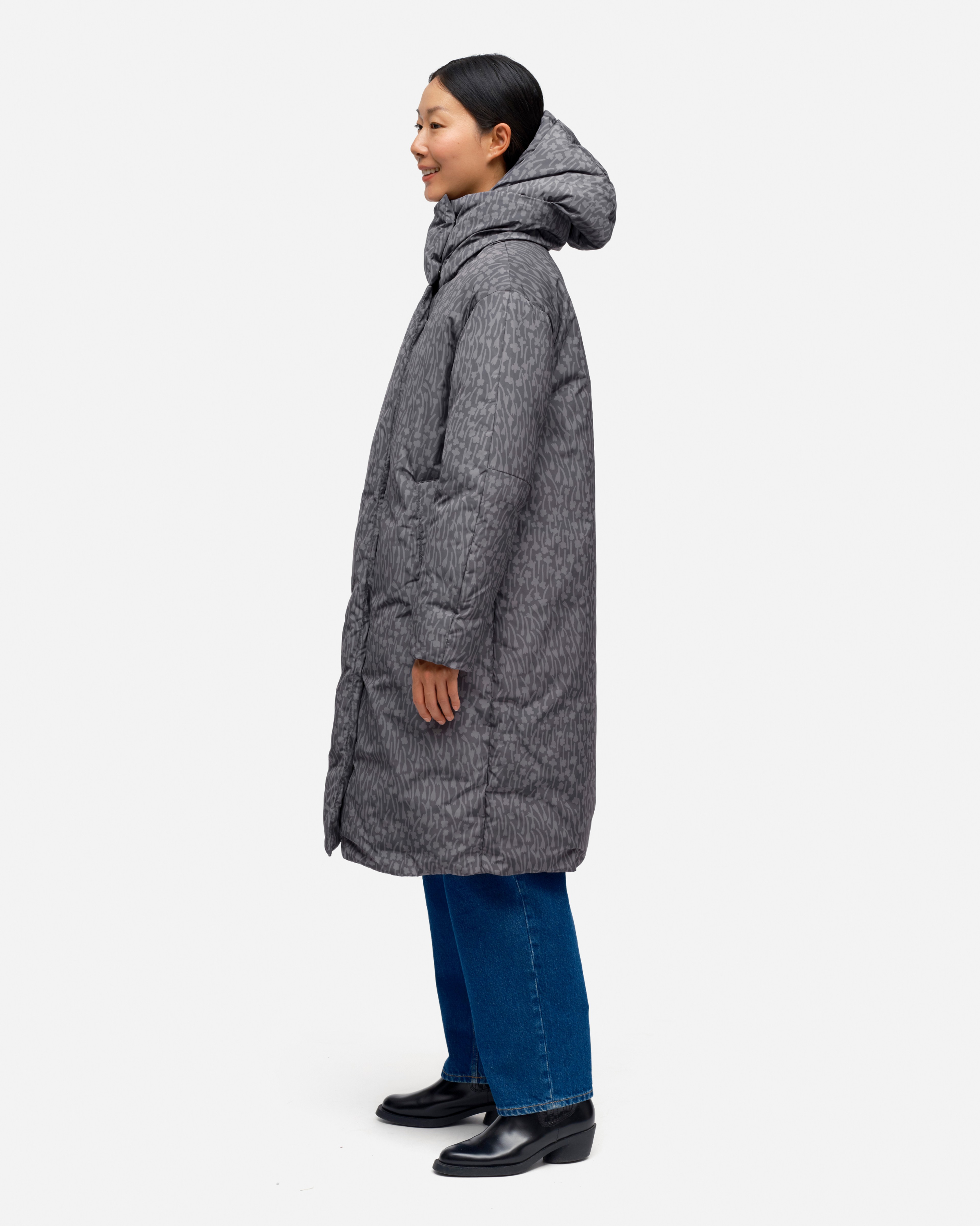 Kaikuvi Tuulahdus, Coat, dark grey, light grey,